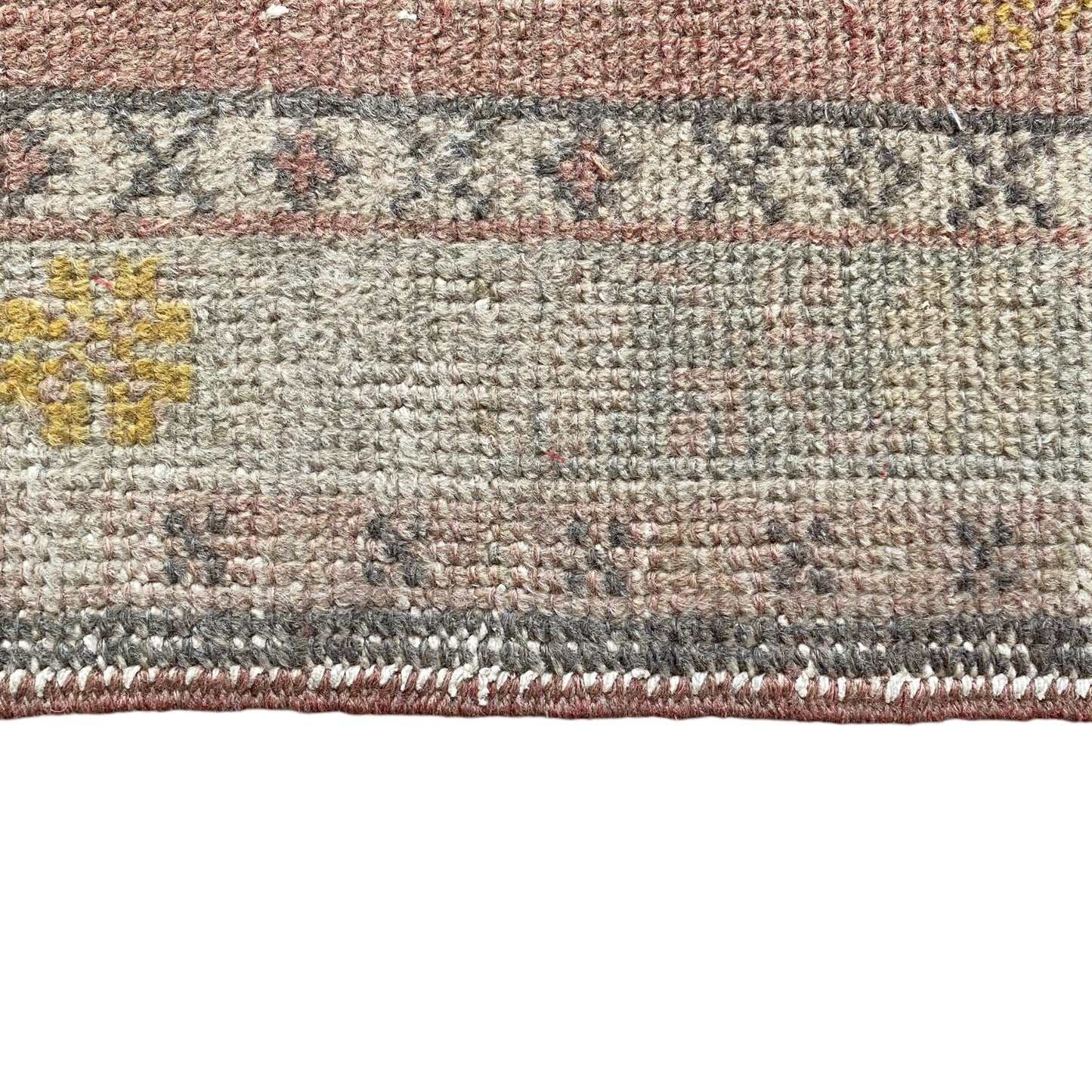 Vintage Muted Color Guney Rug Carpet - Kilim Art Gallery
