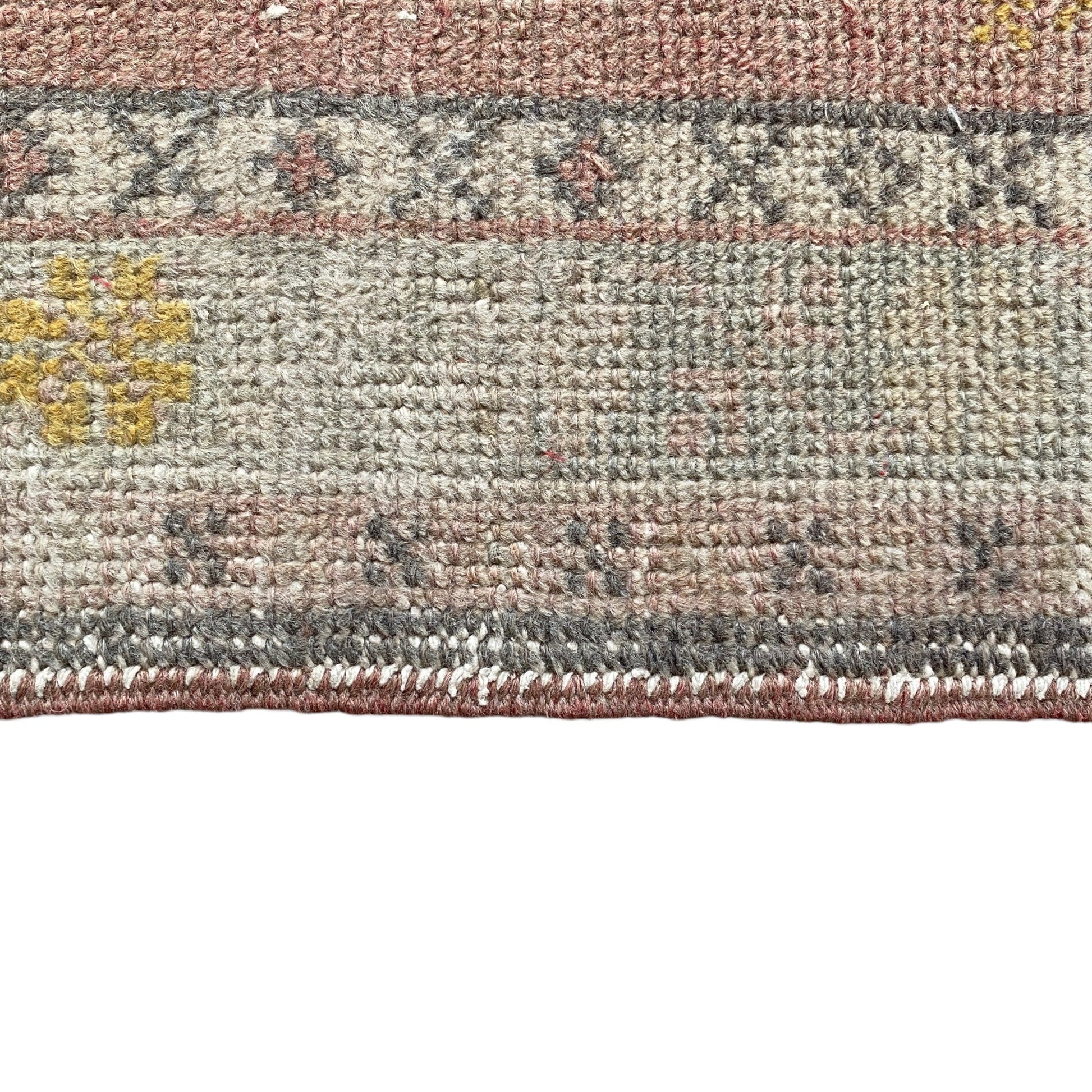 Vintage Muted Color Guney Rug Carpet - Kilim Art Gallery