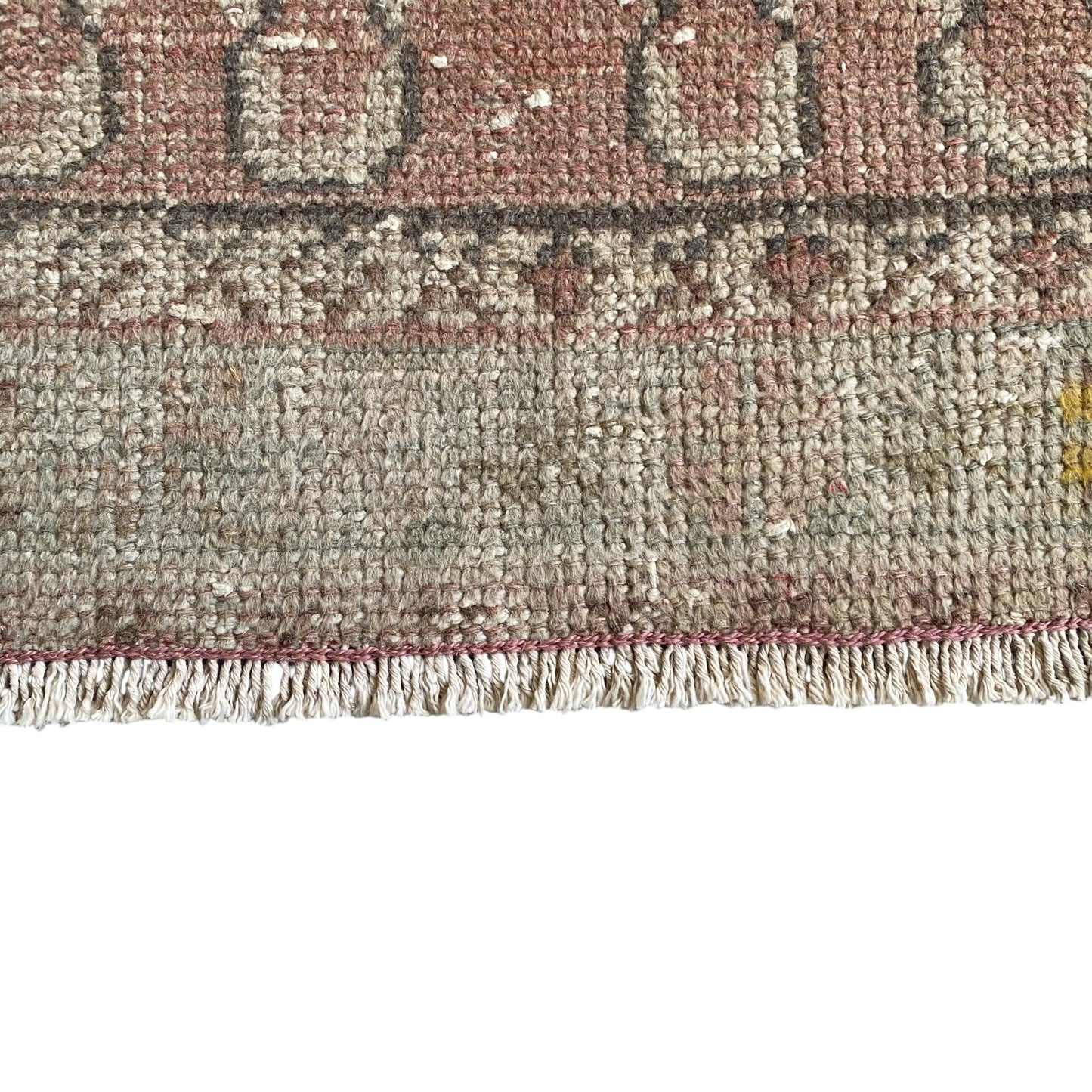 Vintage Muted Color Guney Rug Carpet - Kilim Art Gallery