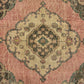 Vintage Muted Pink Turkish Oushak Runner Rug - Kilim Art Gallery