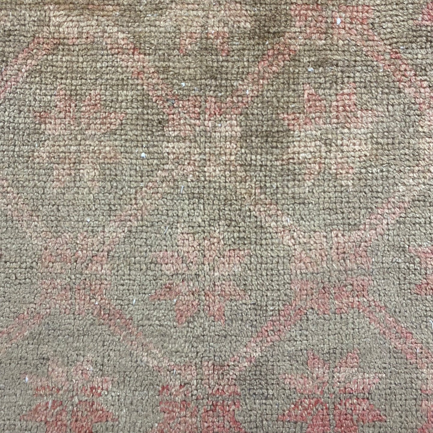 Vintage Muted Turkish Oushak Doormat Rug - Kilim Art Gallery