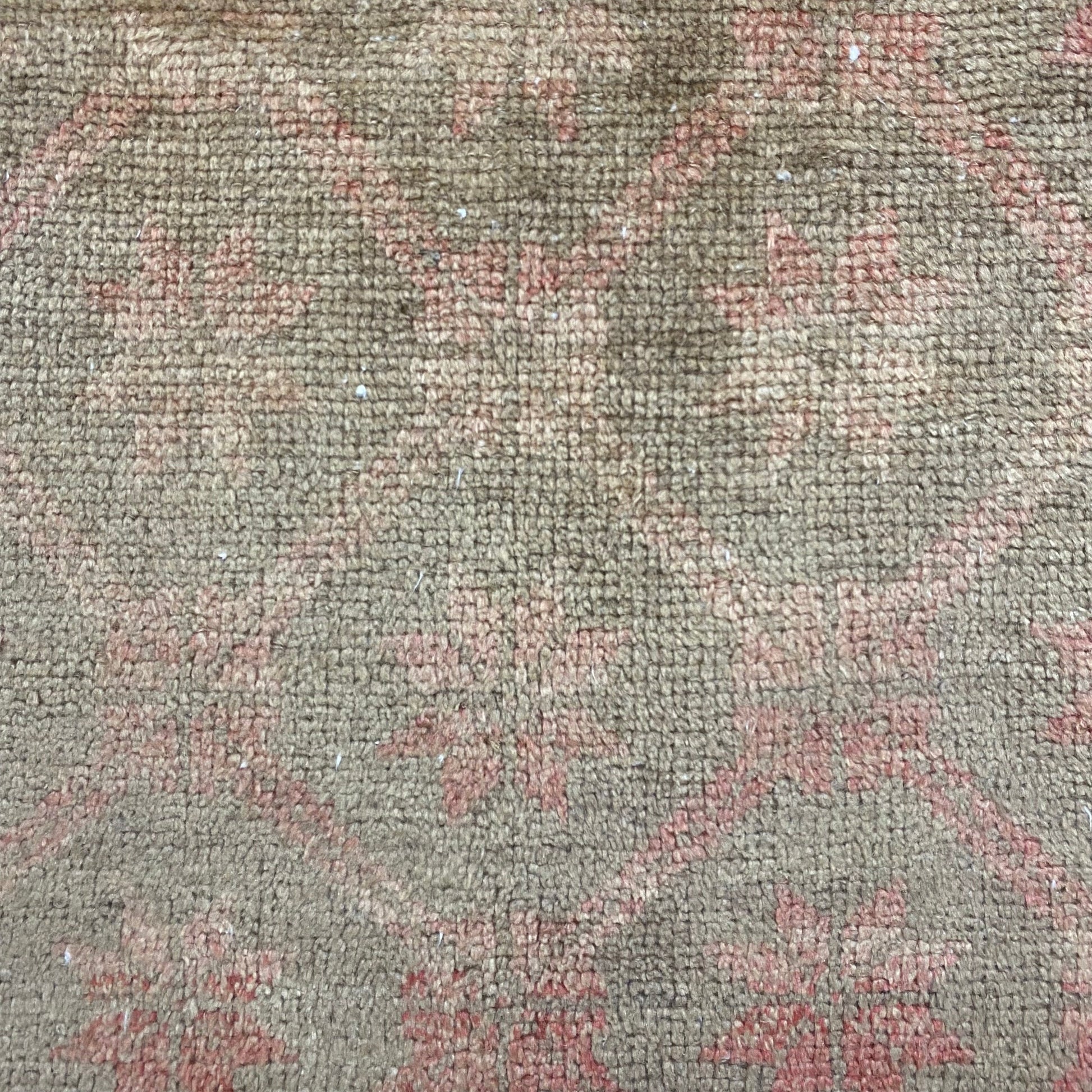 Vintage Muted Turkish Oushak Doormat Rug - Kilim Art Gallery