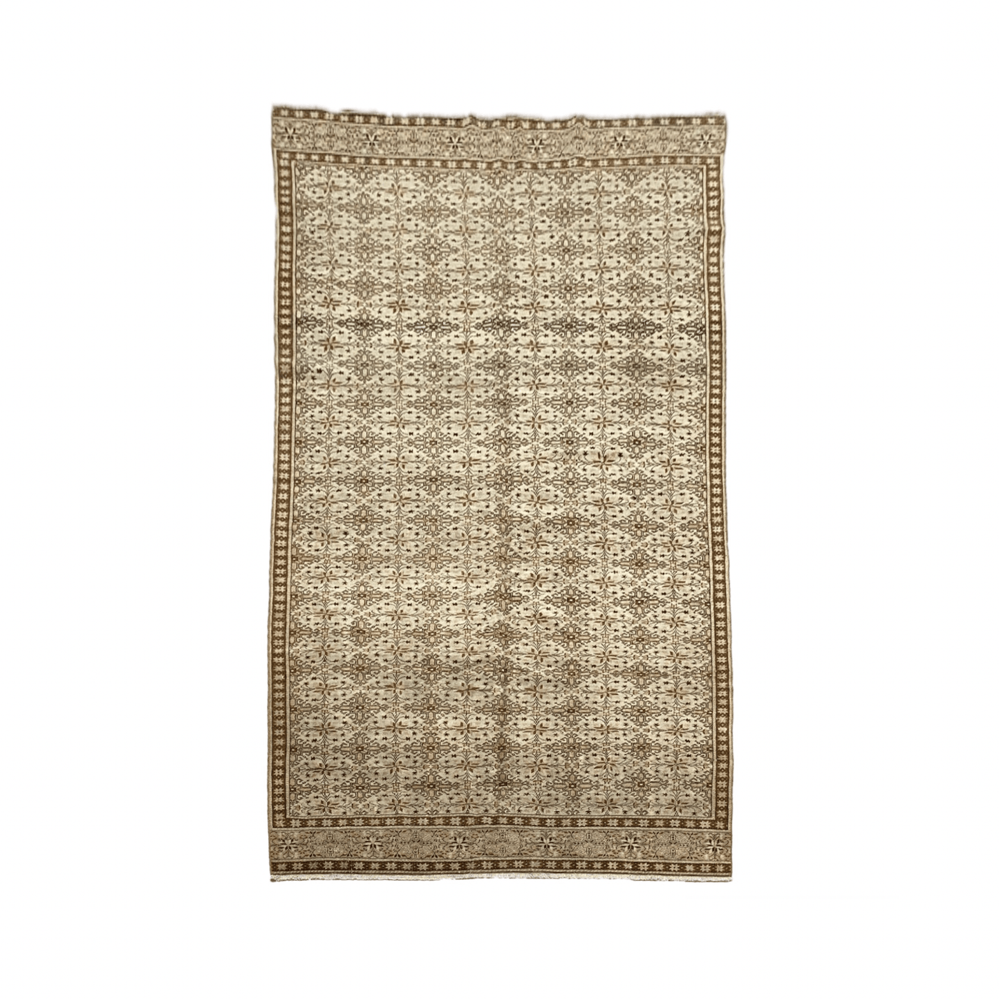 Vintage Natural Color Undyed Turkish Kayseri Area Carpet Rug - Kilim Art Gallery