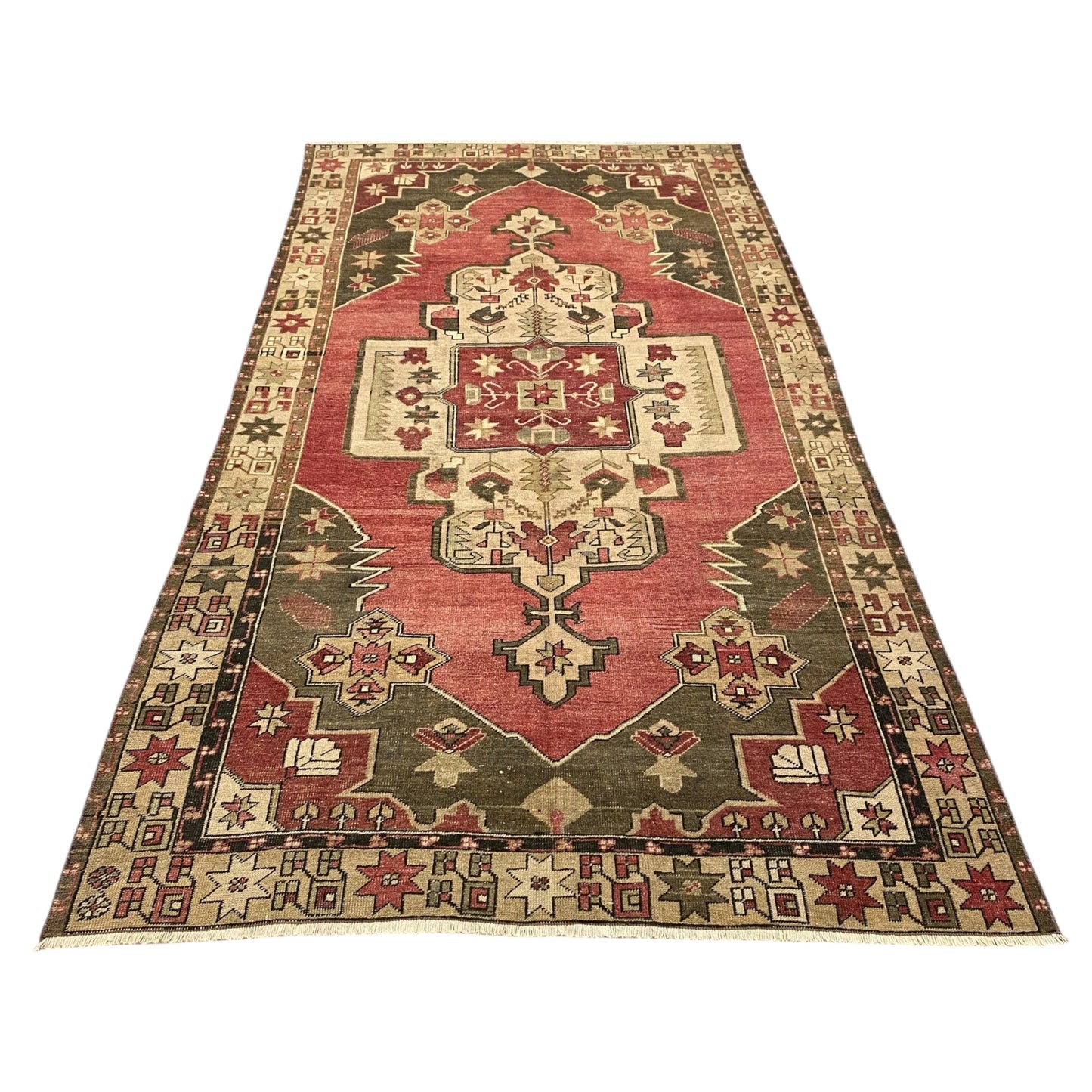 Vintage Oushak Rug - Kilim Art Gallery