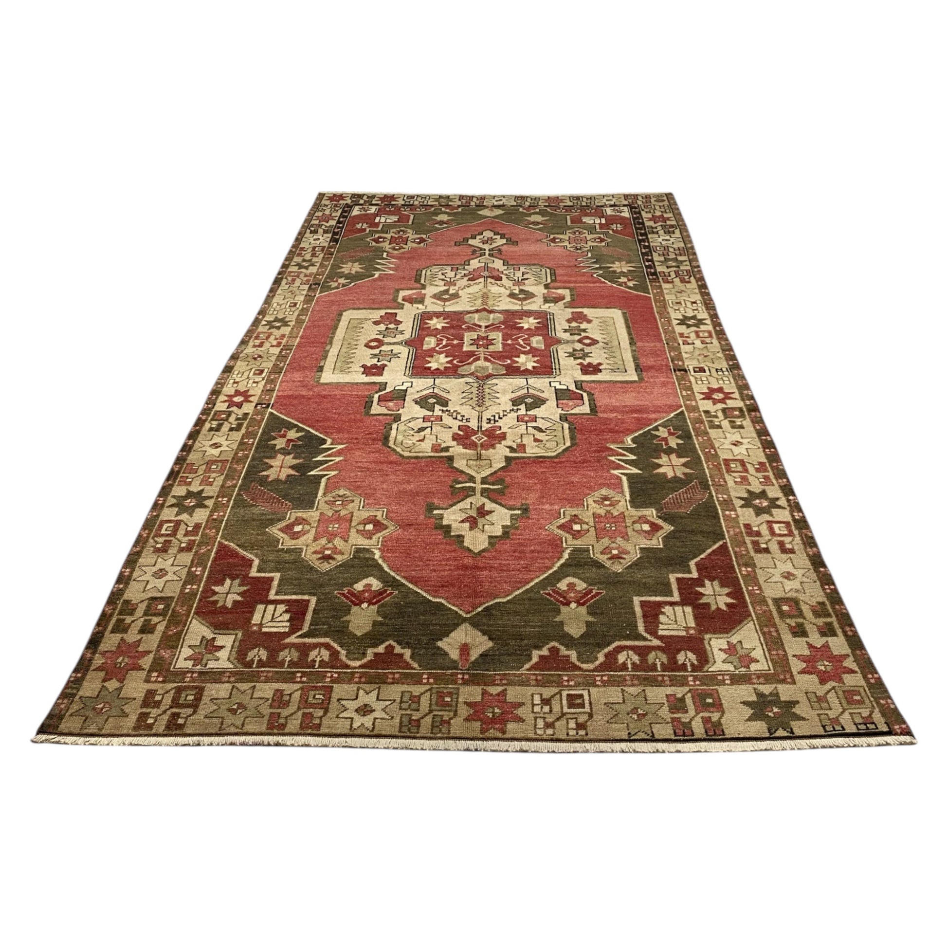 Vintage Oushak Rug - Kilim Art Gallery