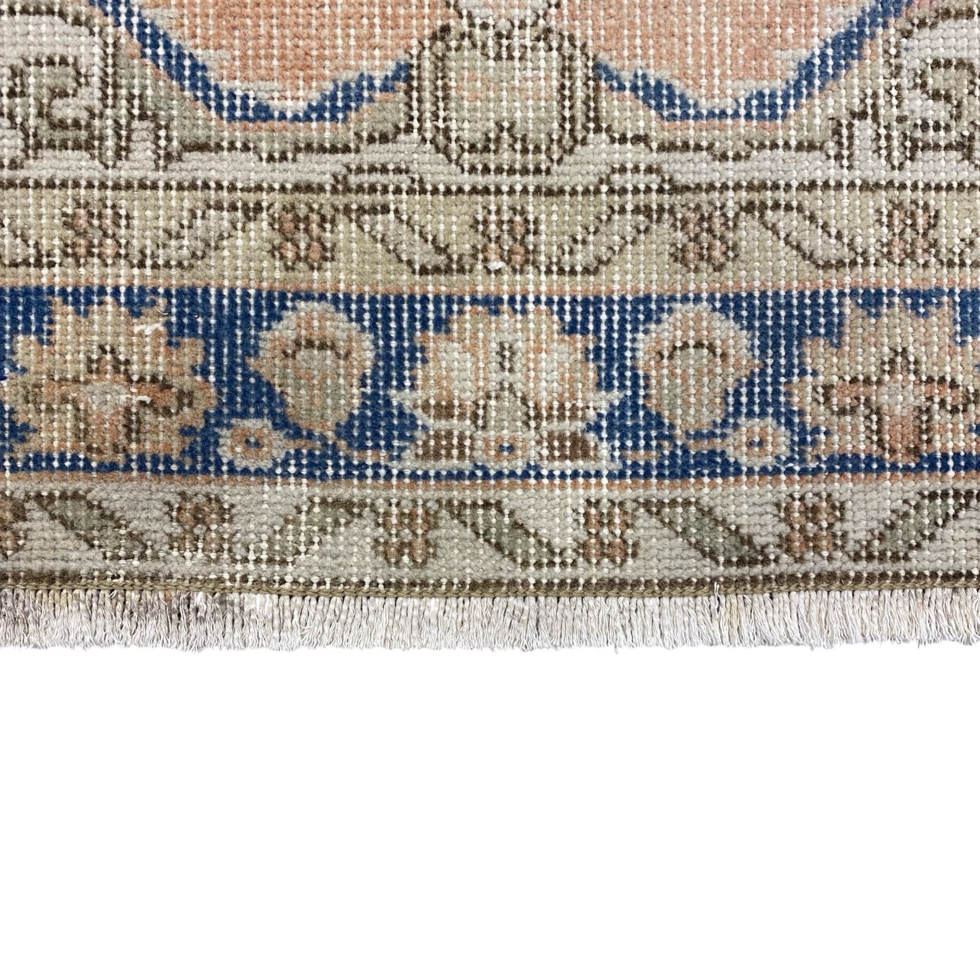 Vintage Pastel Turkish Oushak Rug