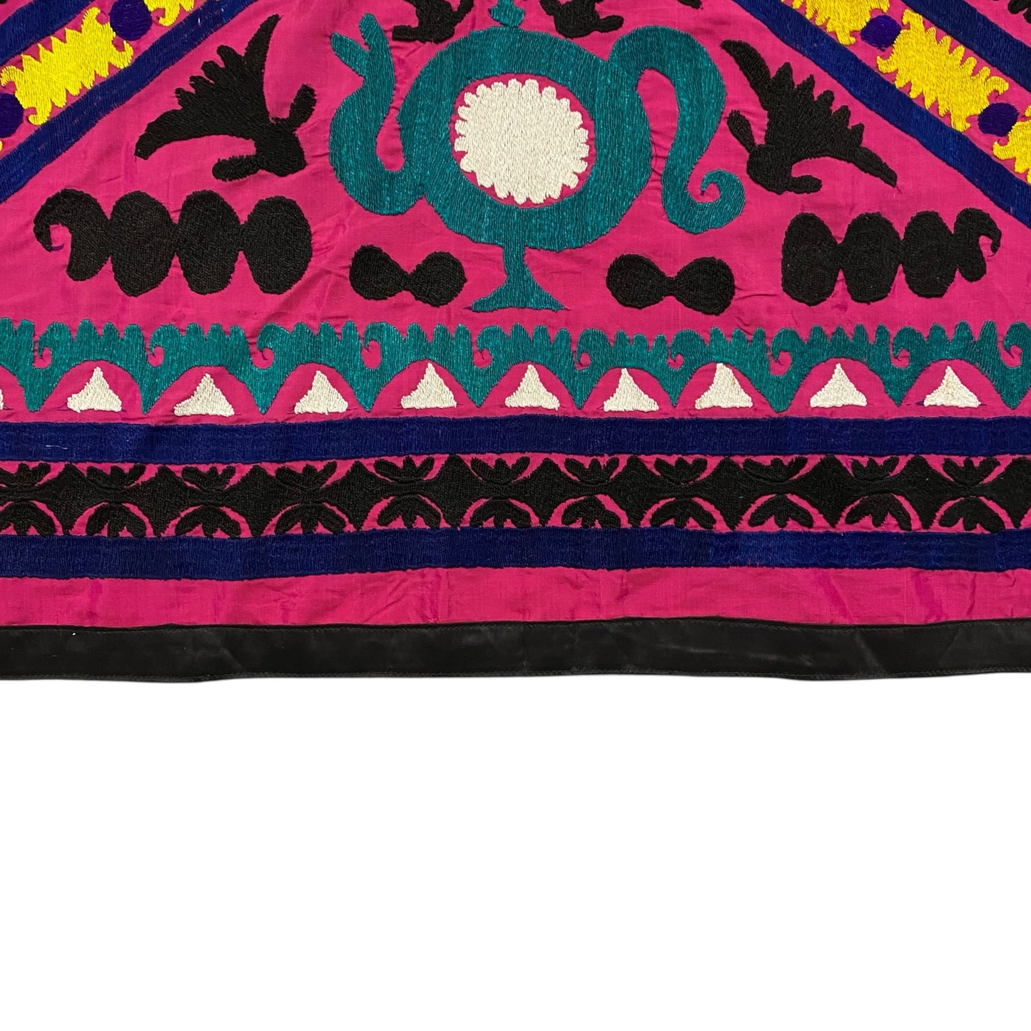 Vintage Pink Suzani Textile - Kilim Art Gallery