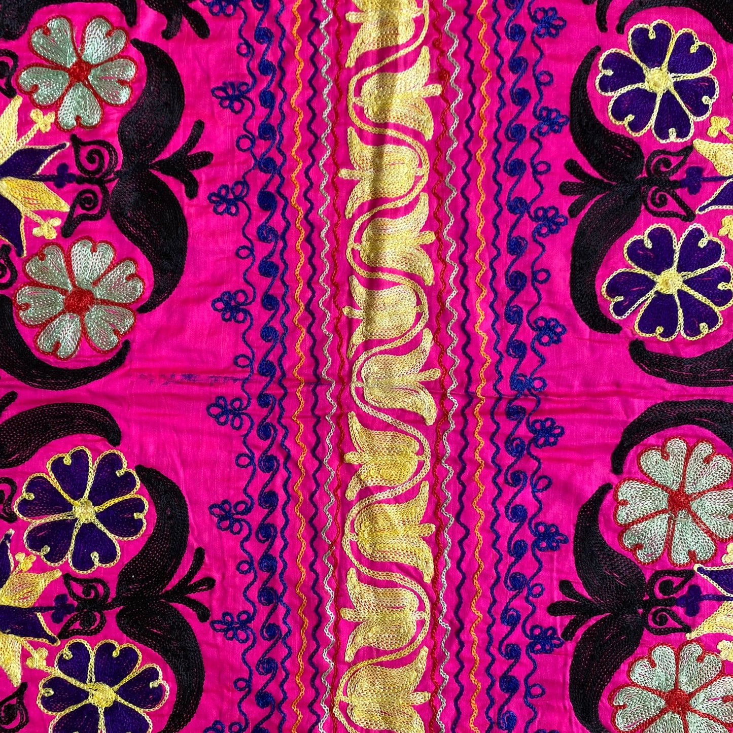 Vintage Pink Suzani Textile - Kilim Art Gallery