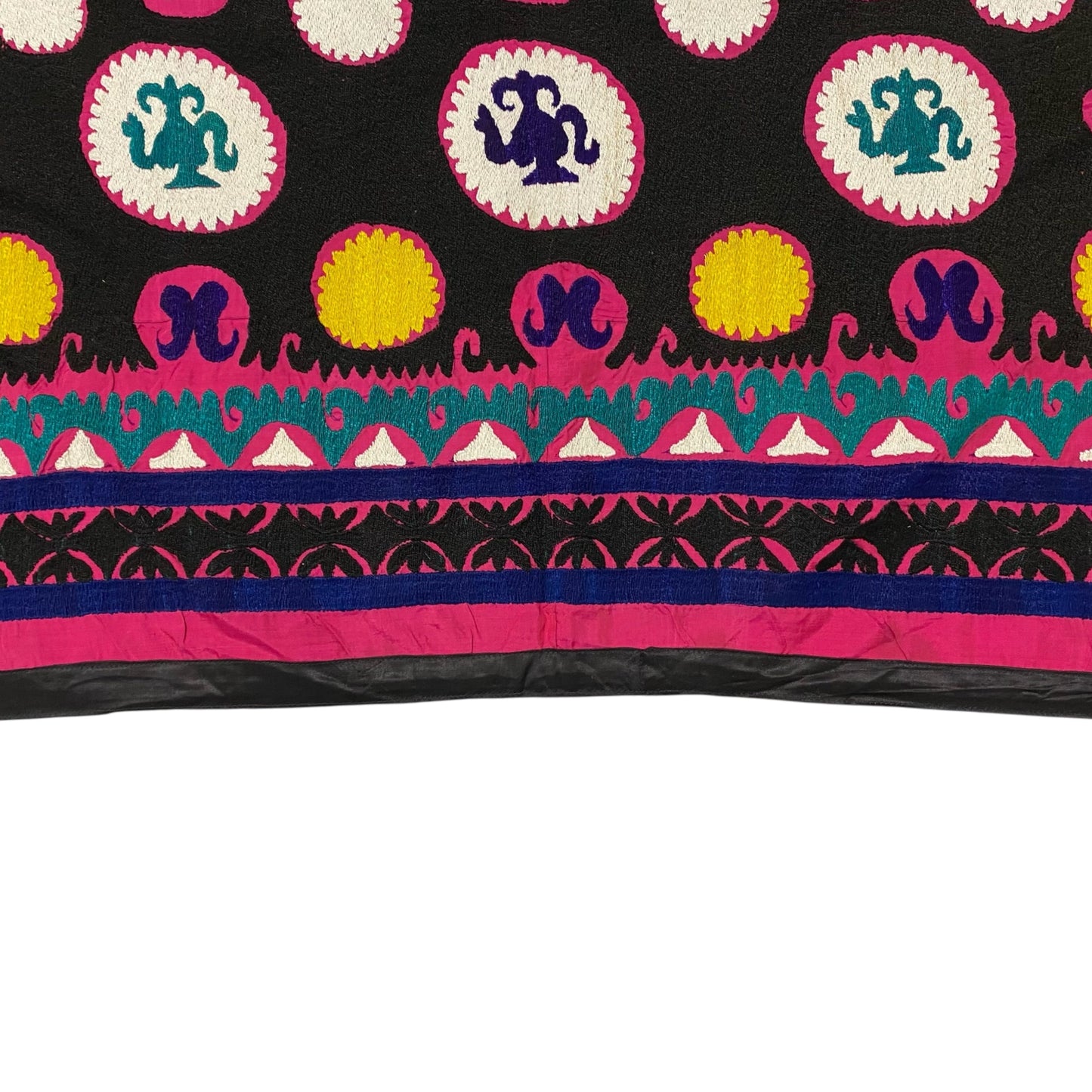 Vintage Pink Suzani Textile - Kilim Art Gallery