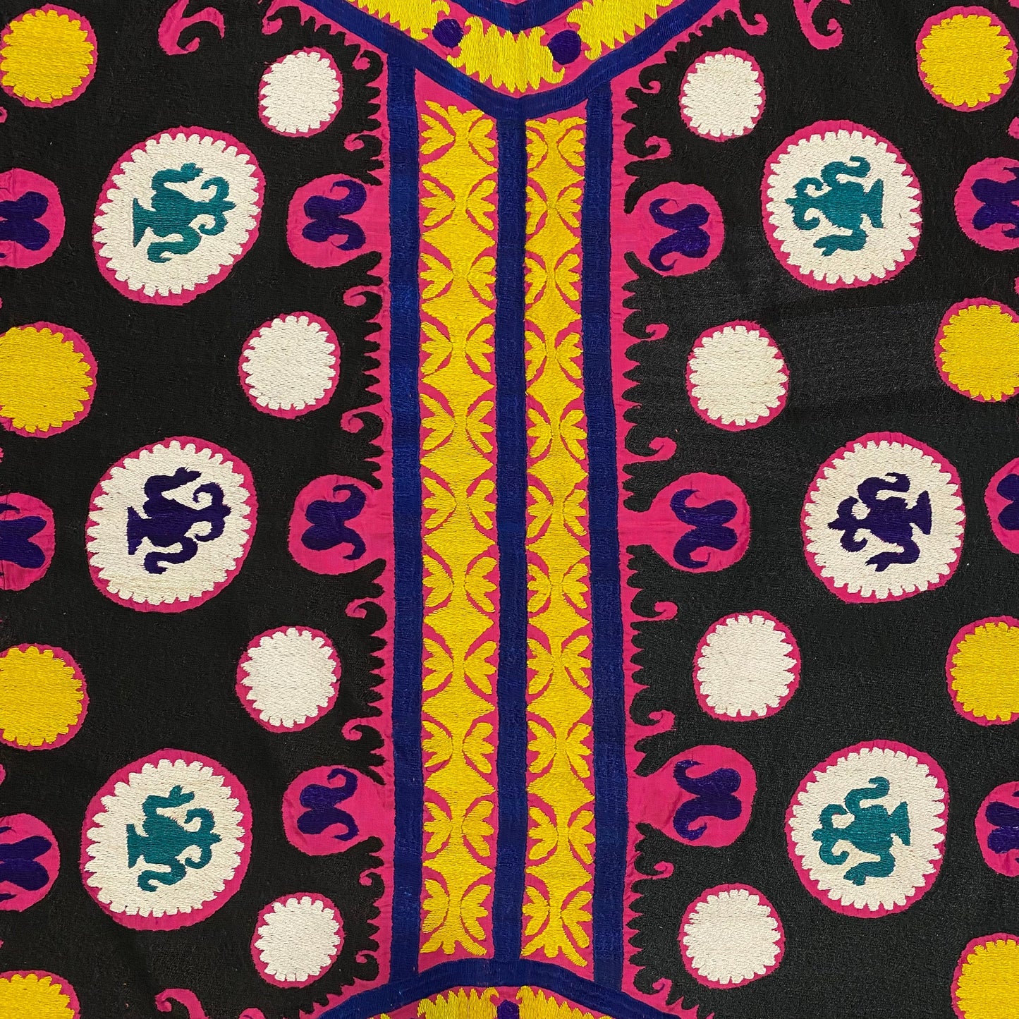 Vintage Pink Suzani Textile - Kilim Art Gallery