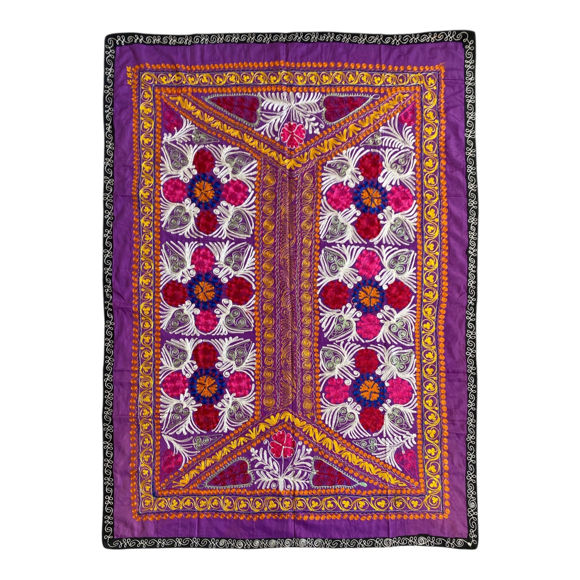 Vintage Purple Suzani Textile - Kilim Art Gallery