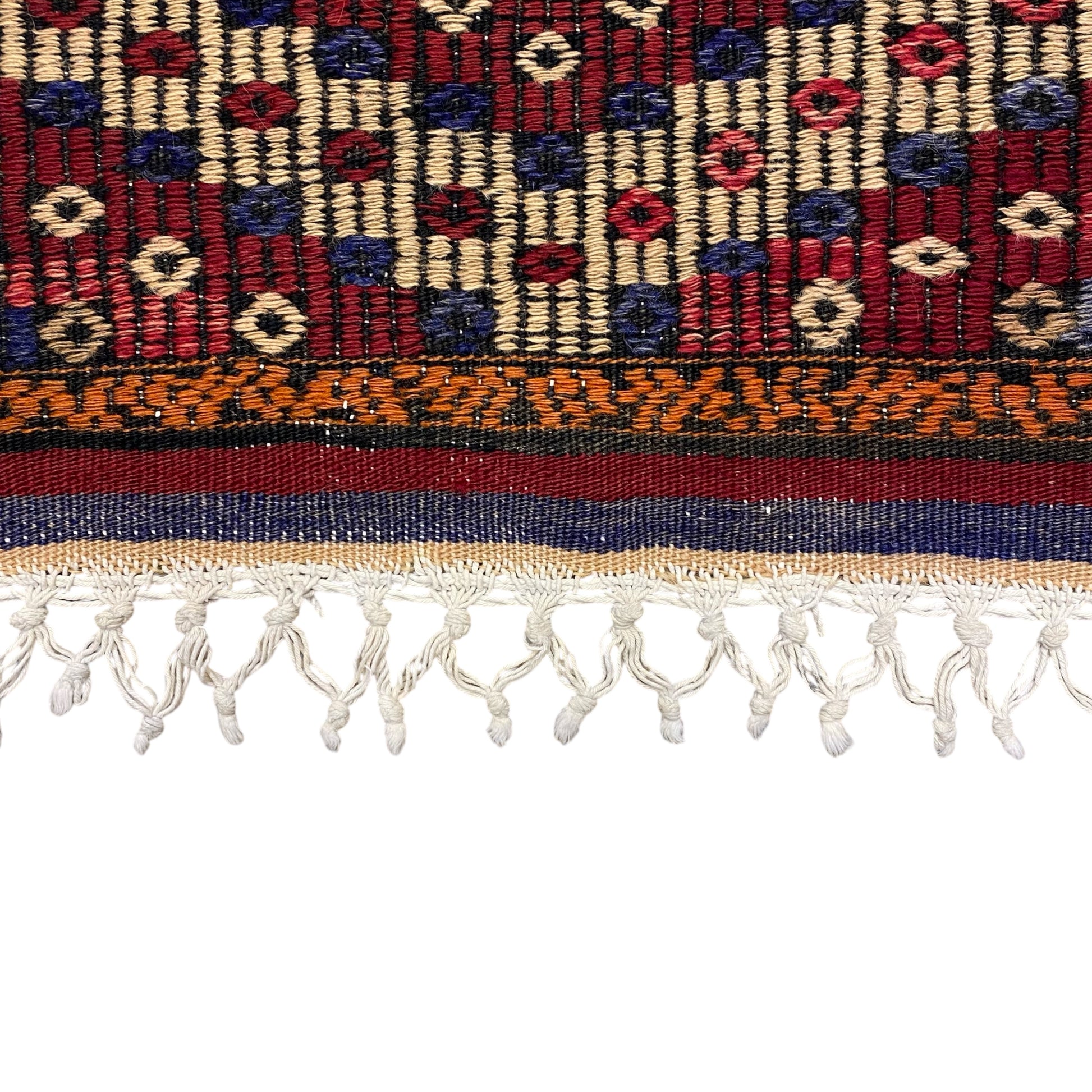 3'x5' Vintage Selendi Zili Cicim Kilim Rug