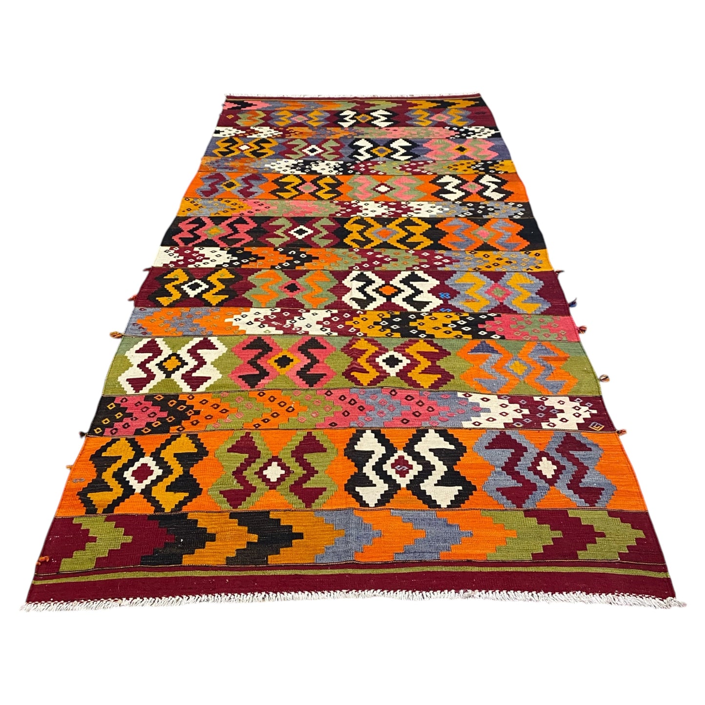 Vintage Sivas Kilim Rug - Kilim Art Gallery