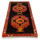 Vintage Small Caucassian Moghan Kazak Rug Memling Gul Carpet Rug - Kilim Art Gallery