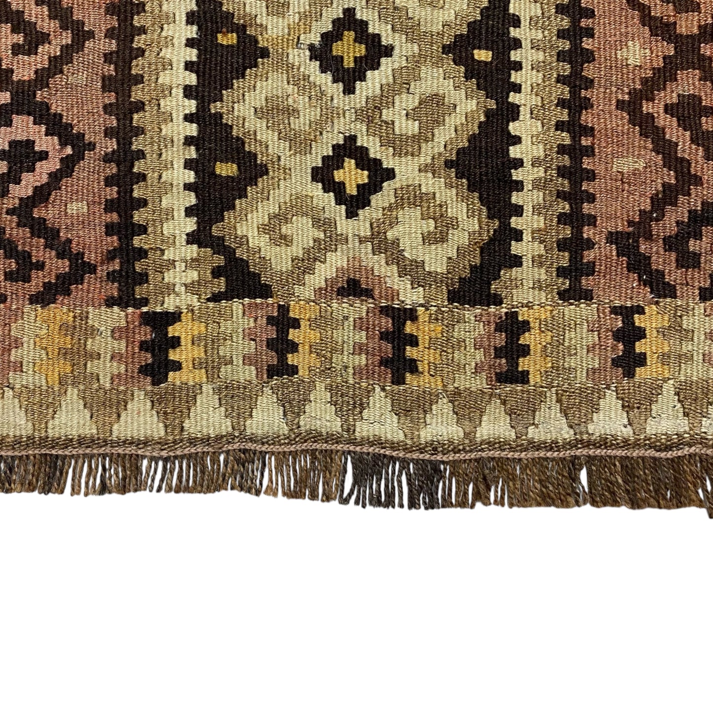 Vintage Small Erzurum Kilim Rug - Kilim Art Gallery