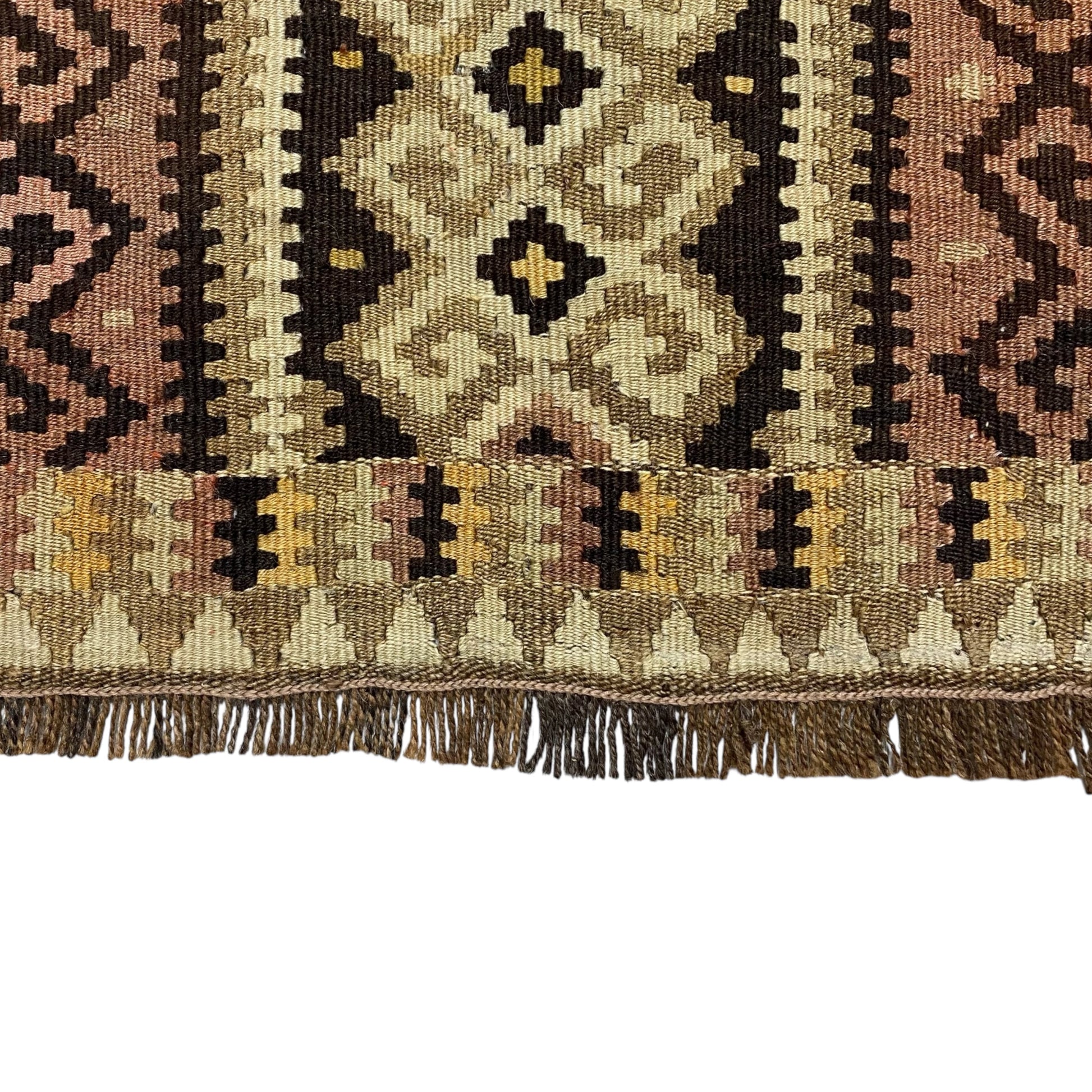 Vintage Small Erzurum Kilim Rug - Kilim Art Gallery