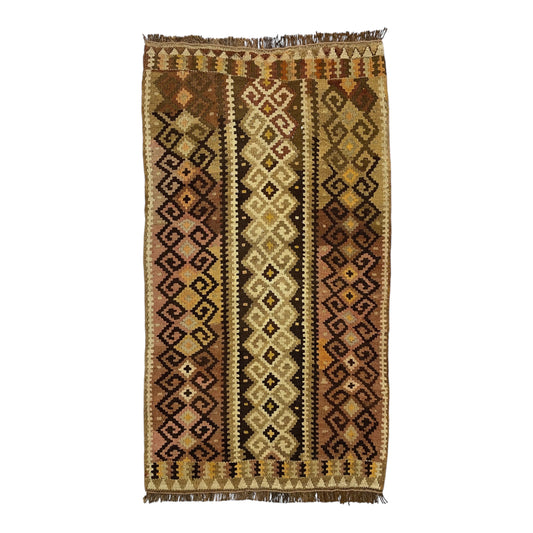 Vintage Small Erzurum Kilim Rug - Kilim Art Gallery