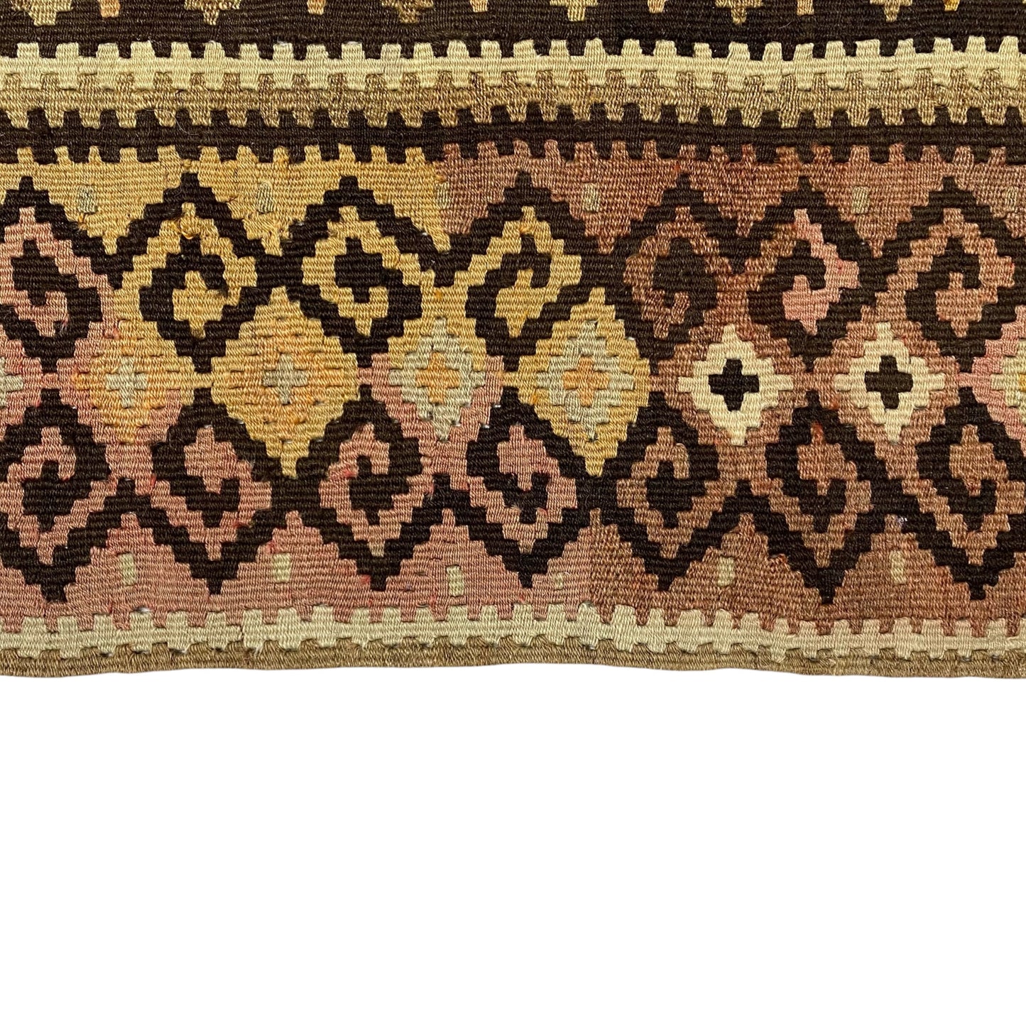 Vintage Small Erzurum Kilim Rug - Kilim Art Gallery