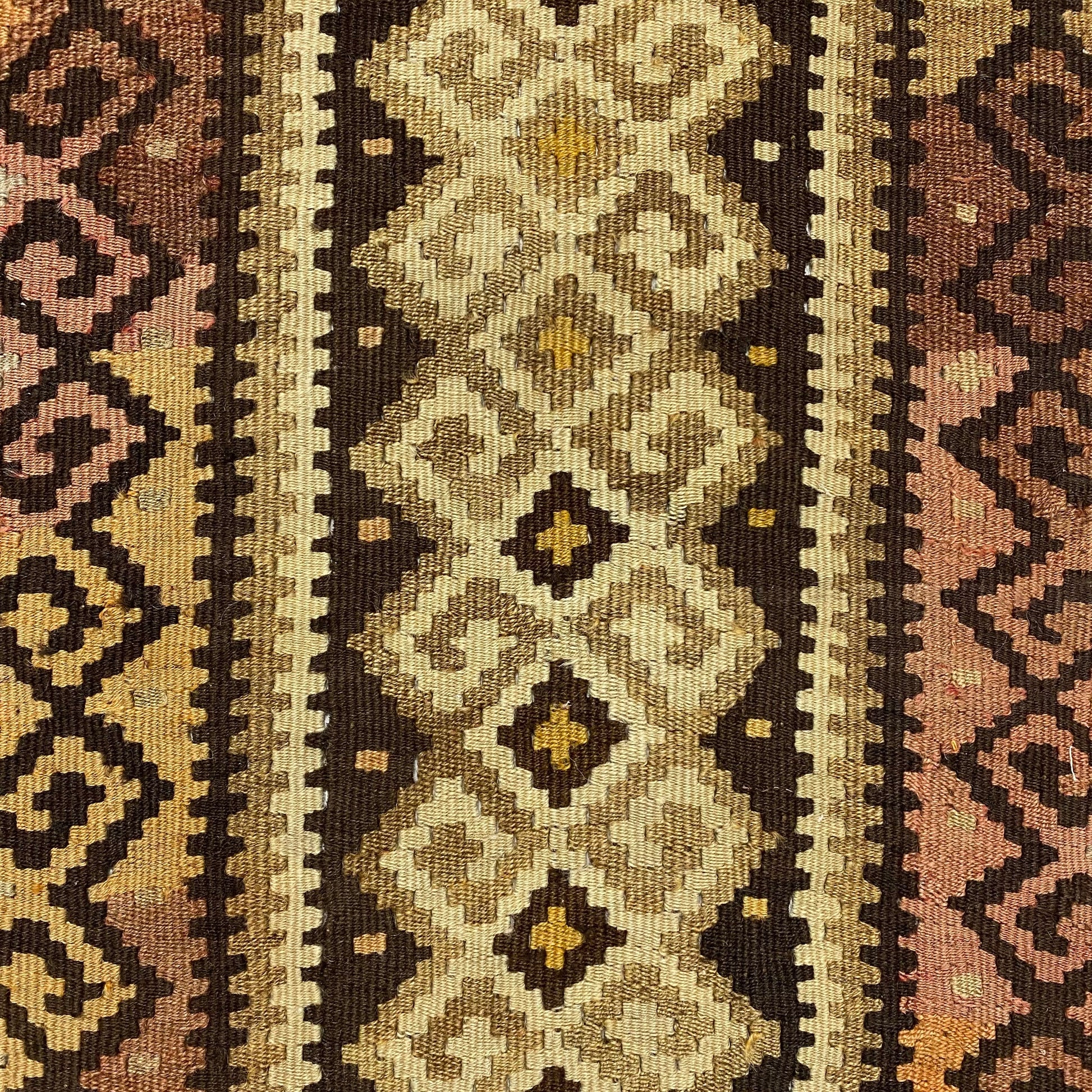 Vintage Small Erzurum Kilim Rug - Kilim Art Gallery