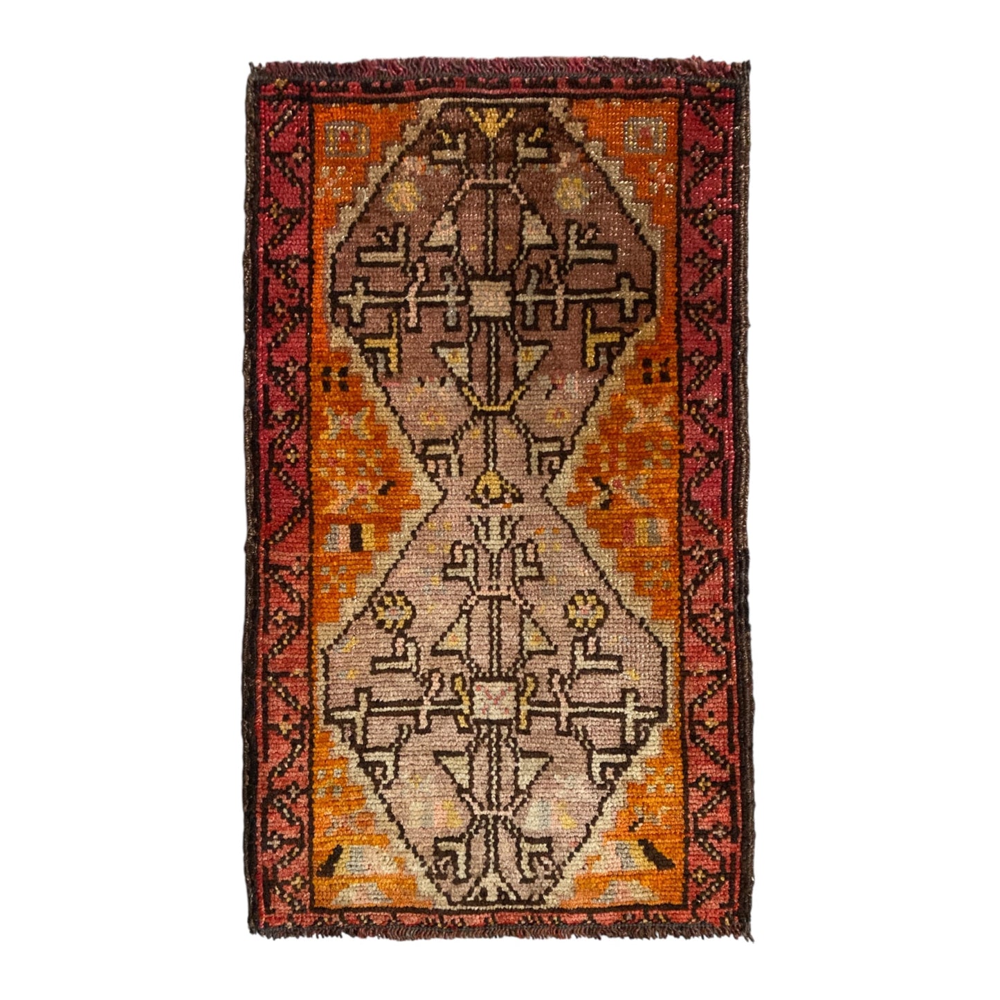 Vintage Small Size Turkish Carpet Rug - Kilim Art Gallery