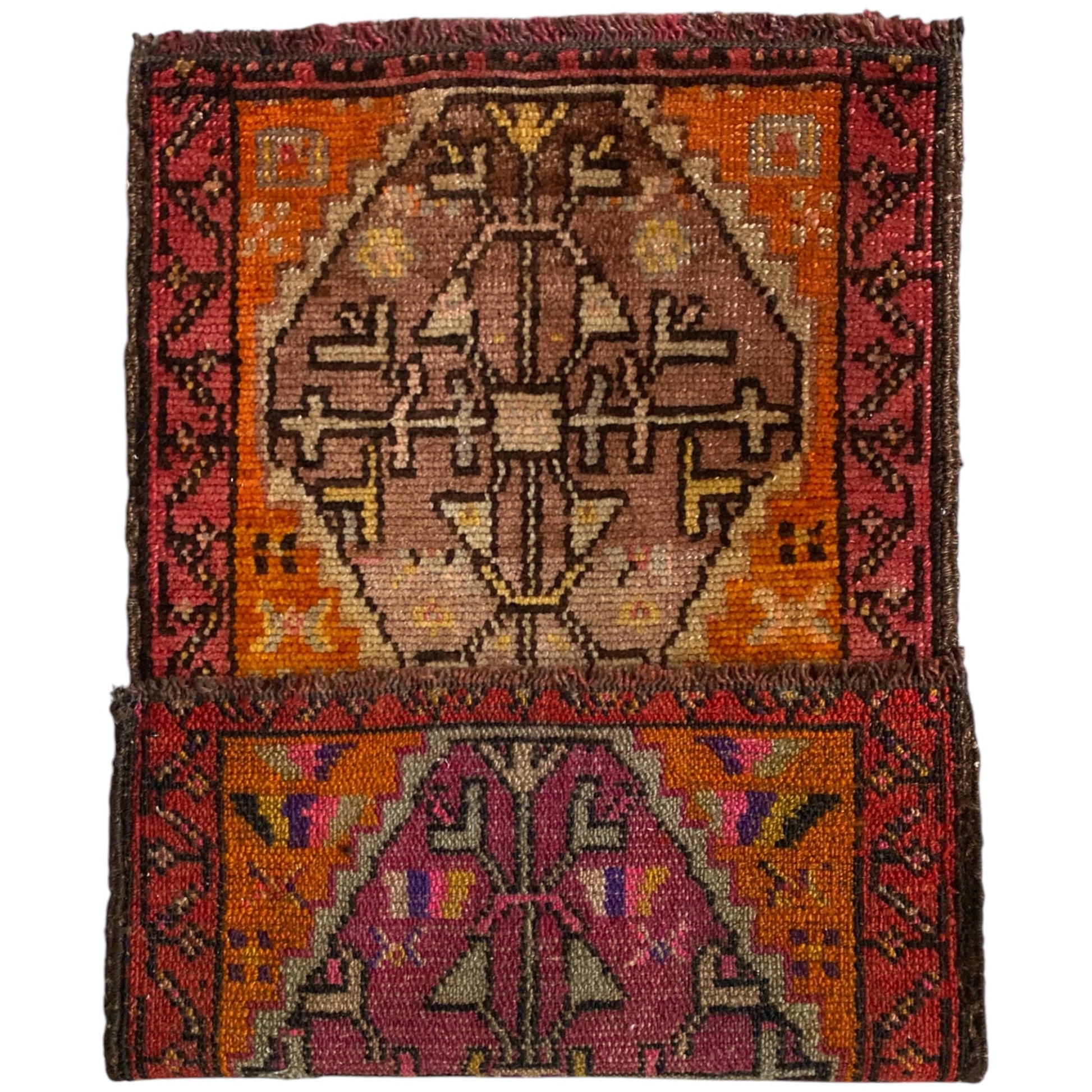 Vintage Small Size Turkish Carpet Rug - Kilim Art Gallery