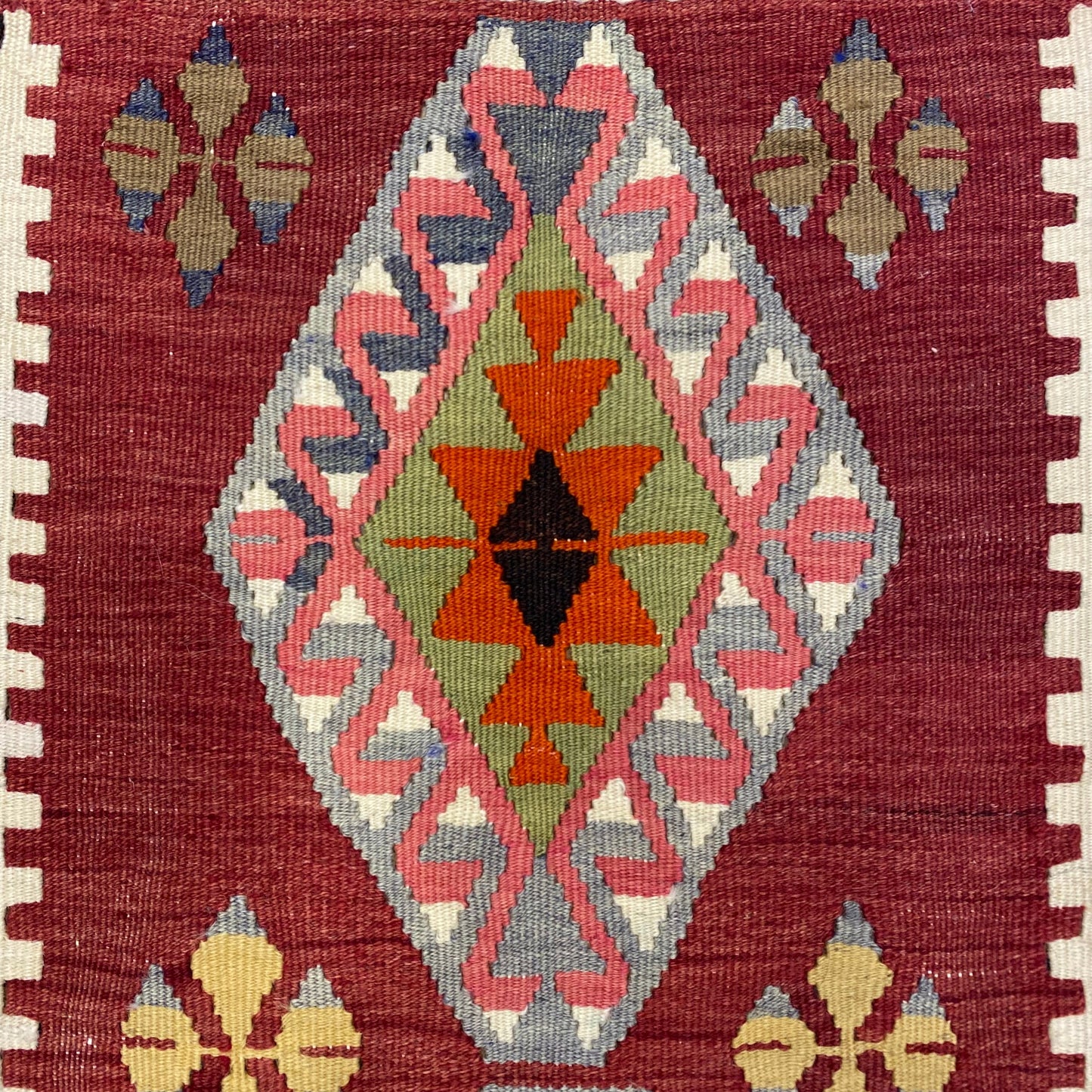 Vintage Small Turkish Corum / Yozgat Kelim Rug - Kilim Art Gallery