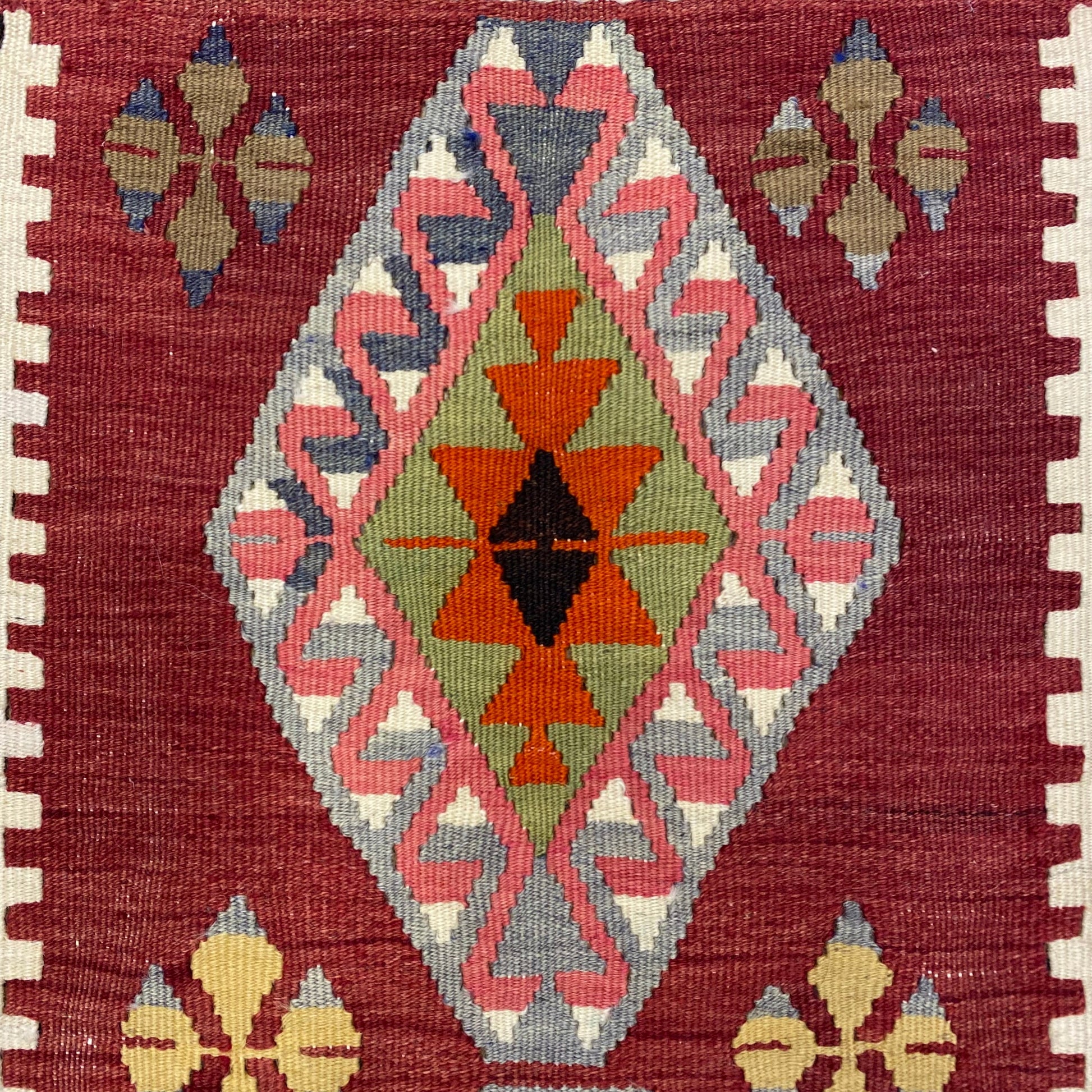 Vintage Small Turkish Corum / Yozgat Kelim Rug - Kilim Art Gallery