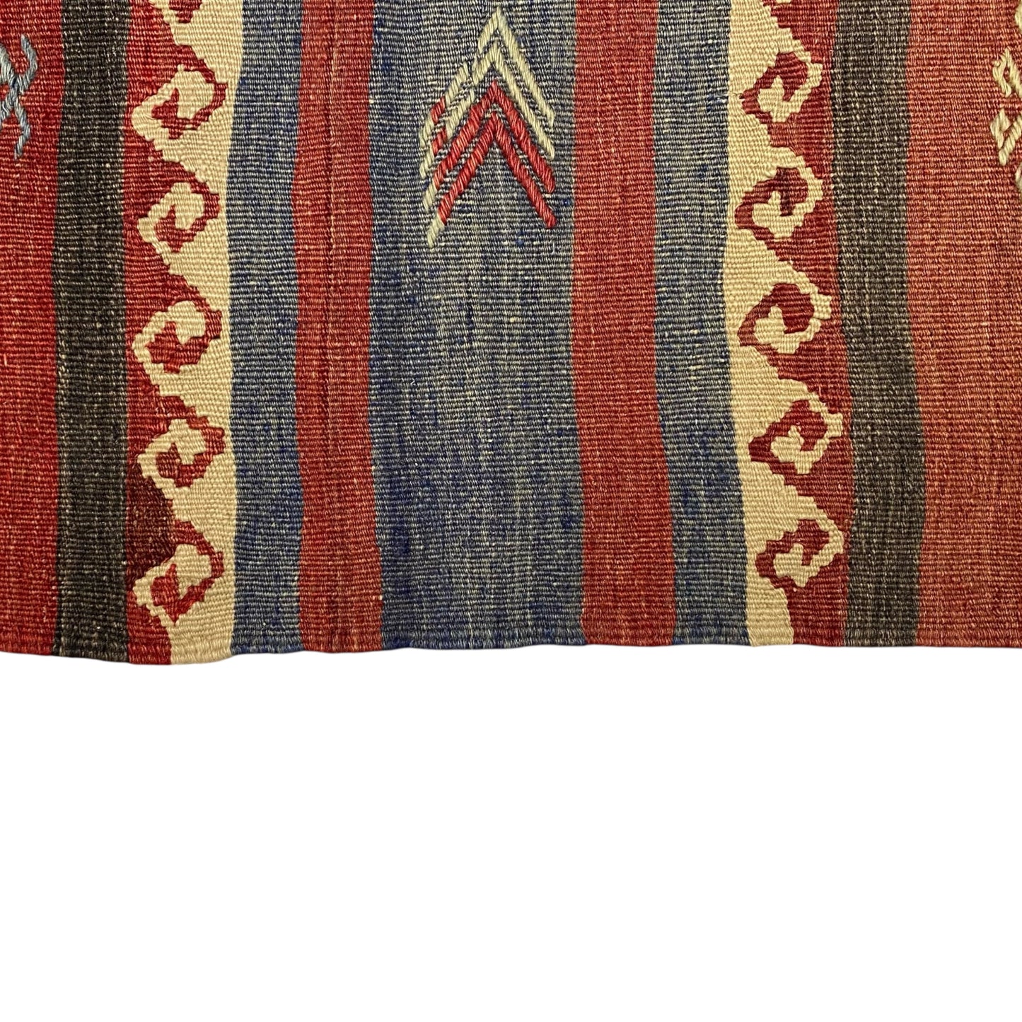 Vintage Striped Konya Kilim Rug - Kilim Art Gallery