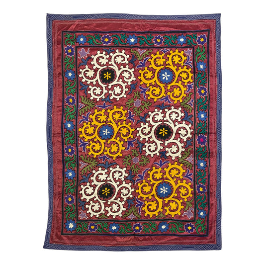 Vintage Suzani in Best Quality By Kilim Art Gallery - Kilim Art Gallery