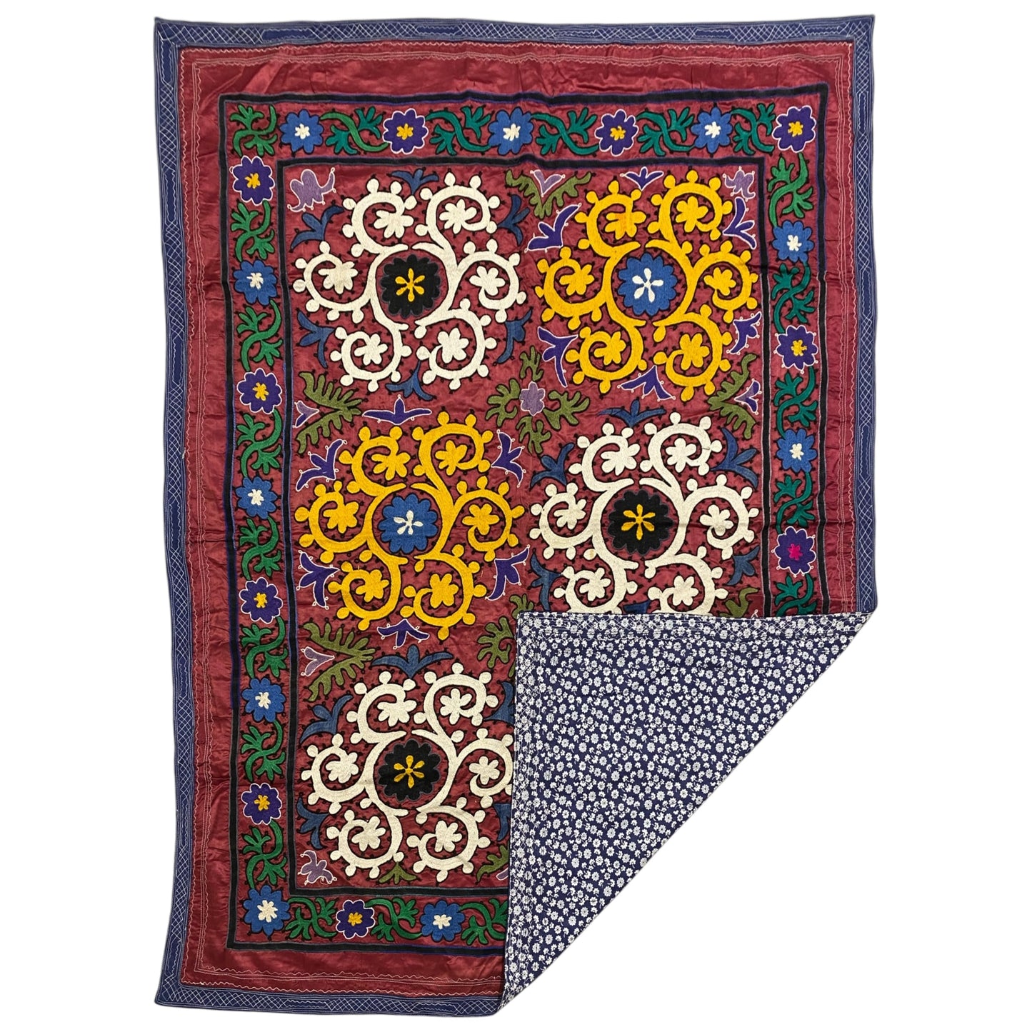 Vintage Suzani in Best Quality By Kilim Art Gallery - Kilim Art Gallery