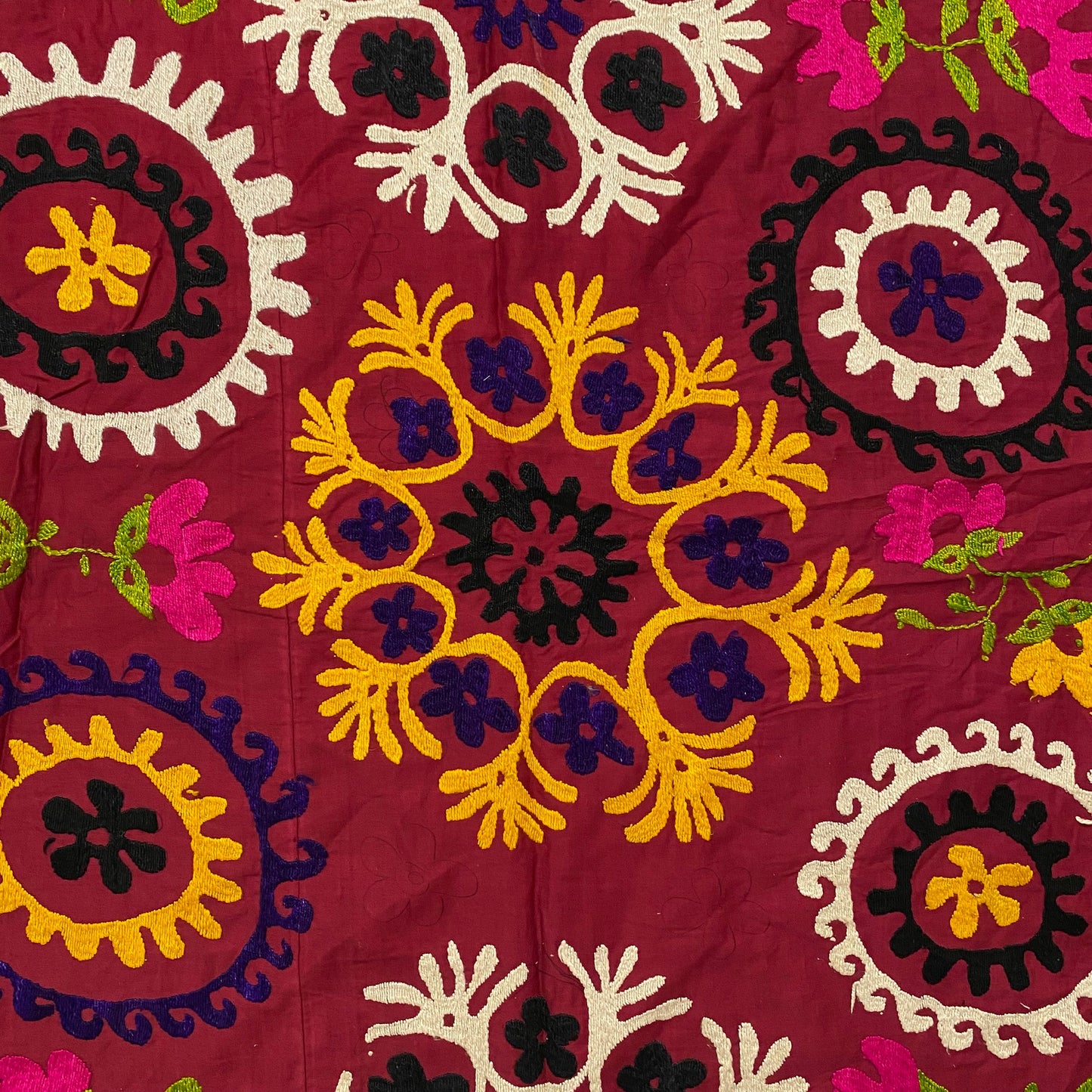 Vintage Suzani Wall Hanging / Throw / Blanket - Kilim Art Gallery