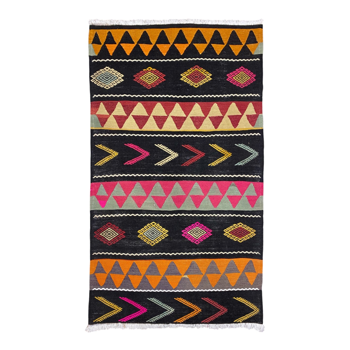 Vintage Tribal Kilim Rug