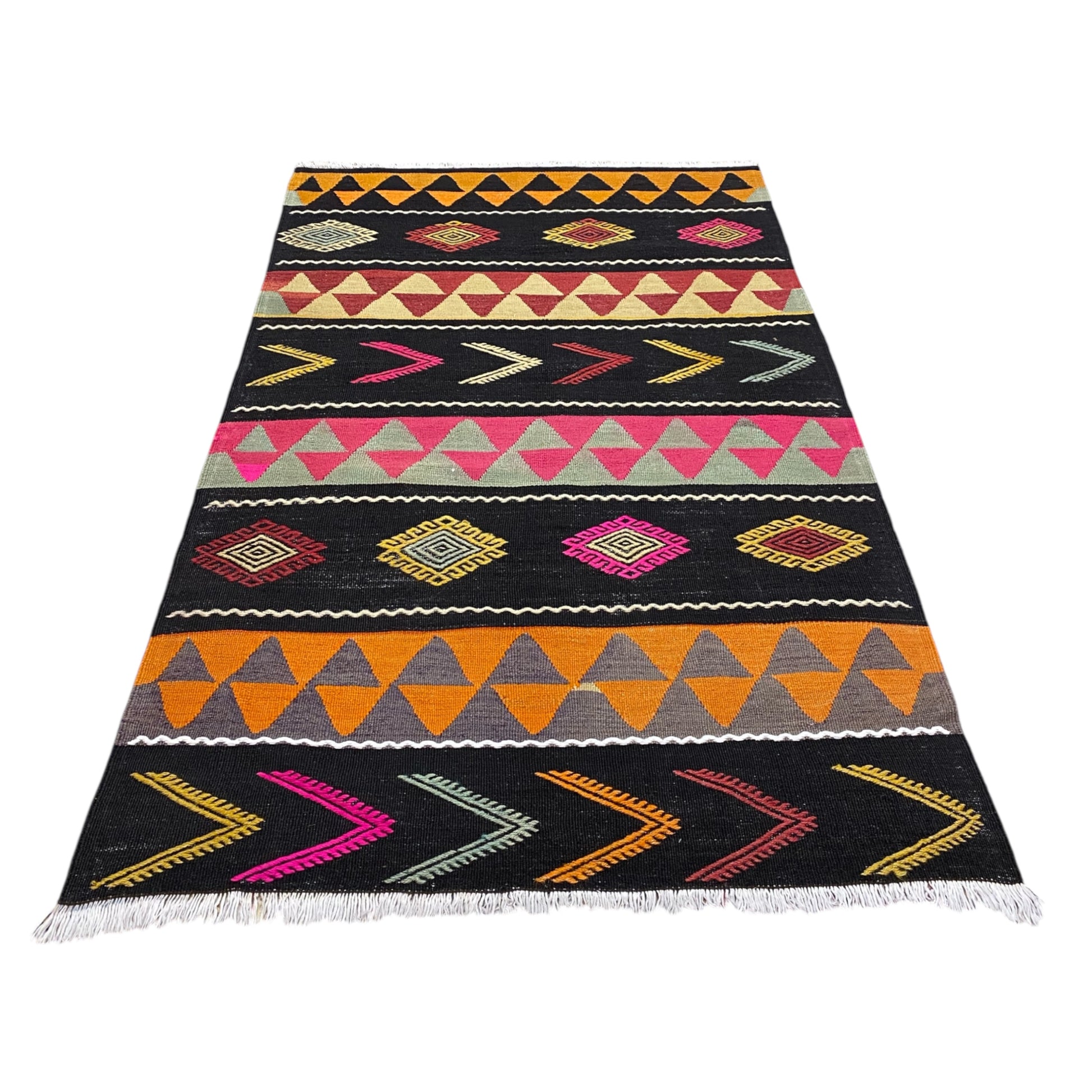 Vintage Tribal Kilim Rug