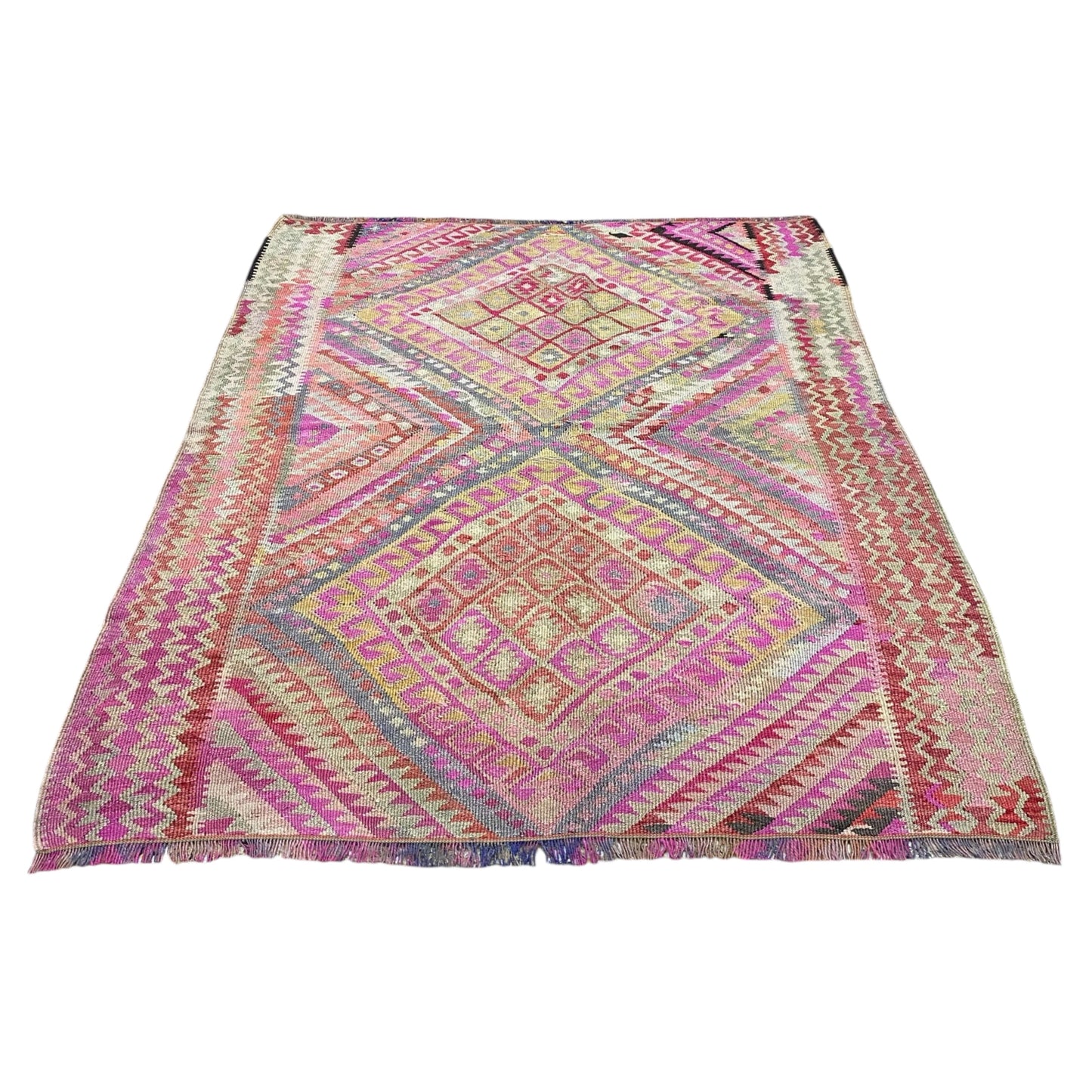 Vintage Tribal Kilim Rug - Kilim Art Gallery