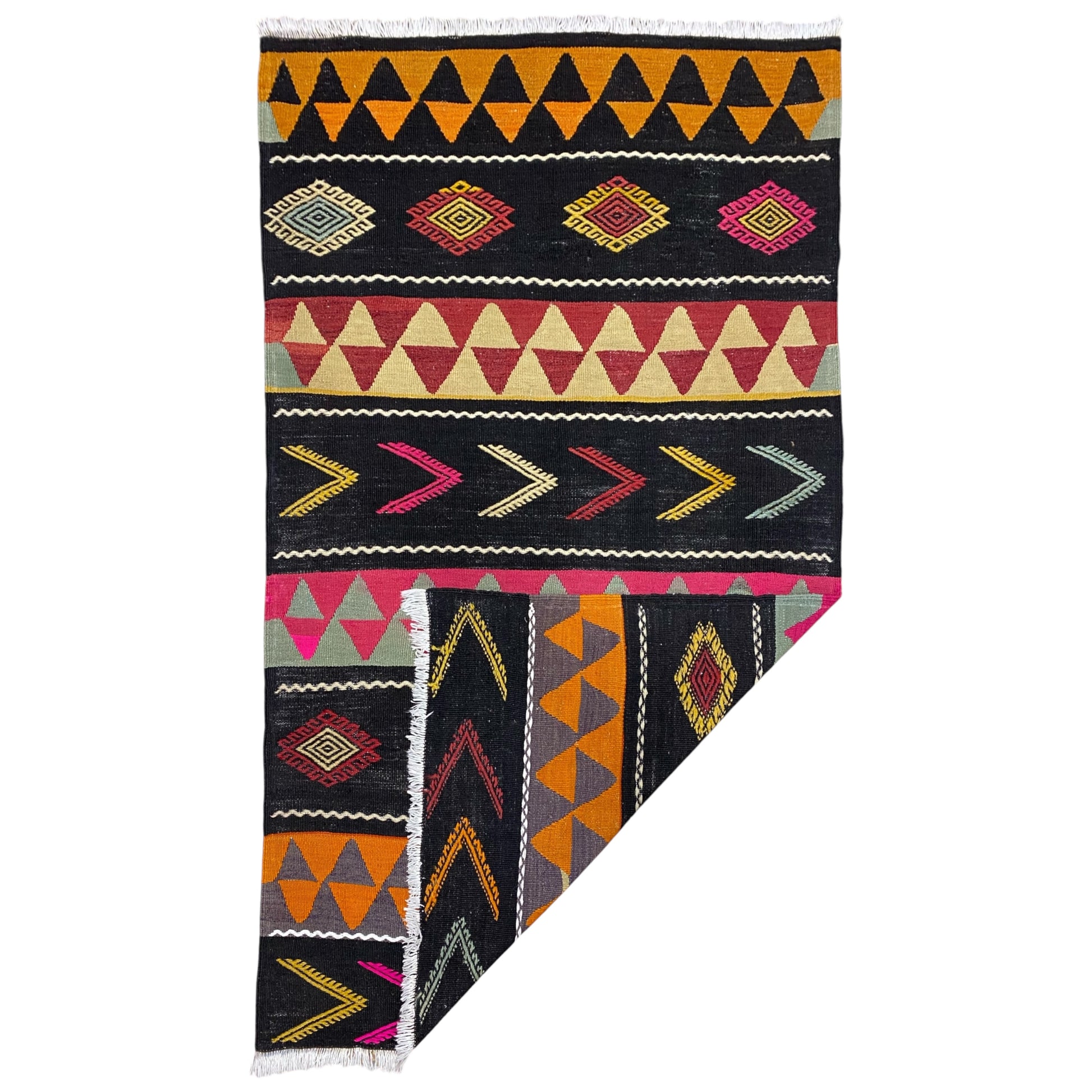 Vintage Tribal Kilim Rug