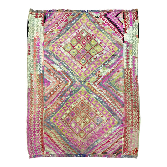 Vintage Tribal Kilim Rug - Kilim Art Gallery