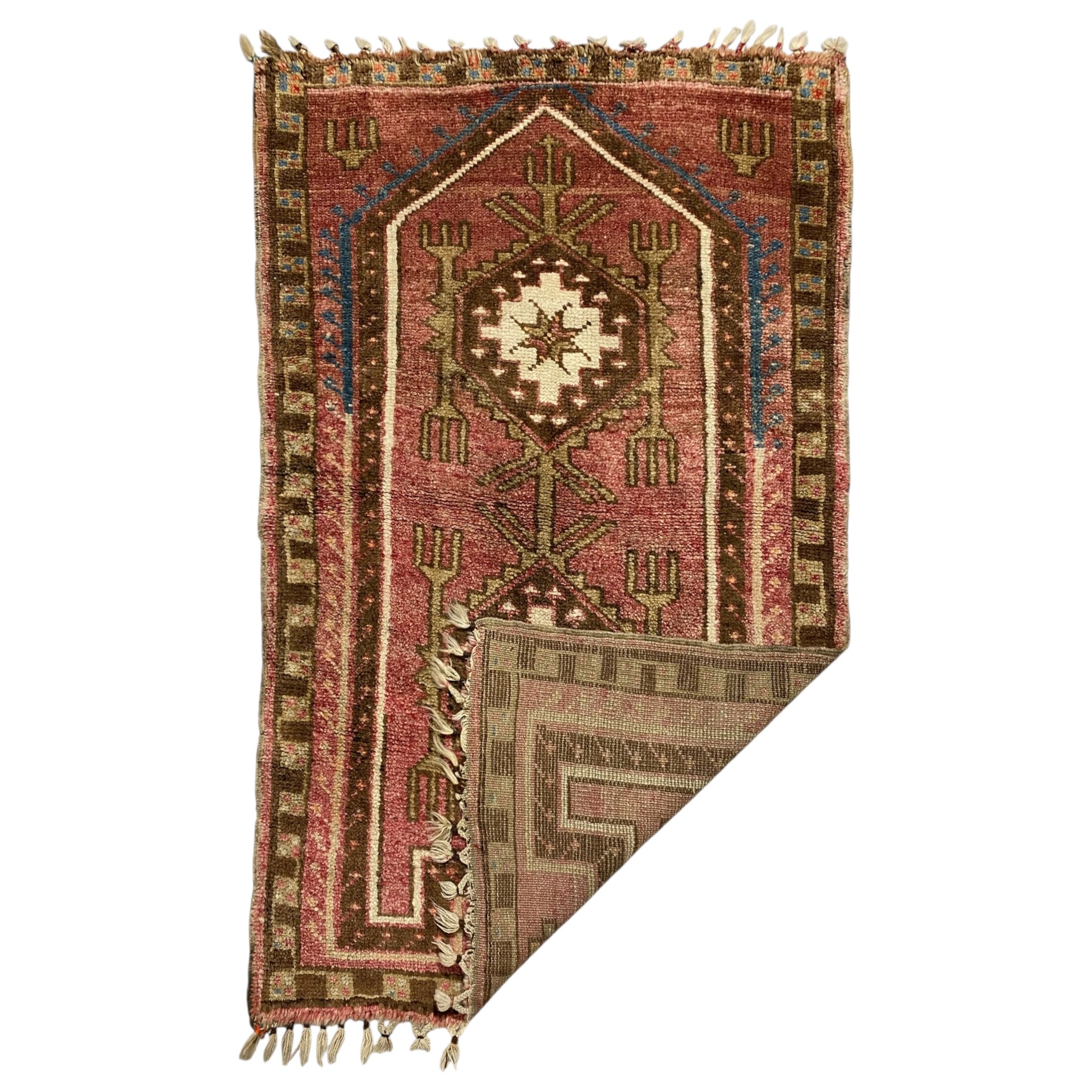 Vintage Tribal Prayer Rug - Kilim Art Gallery