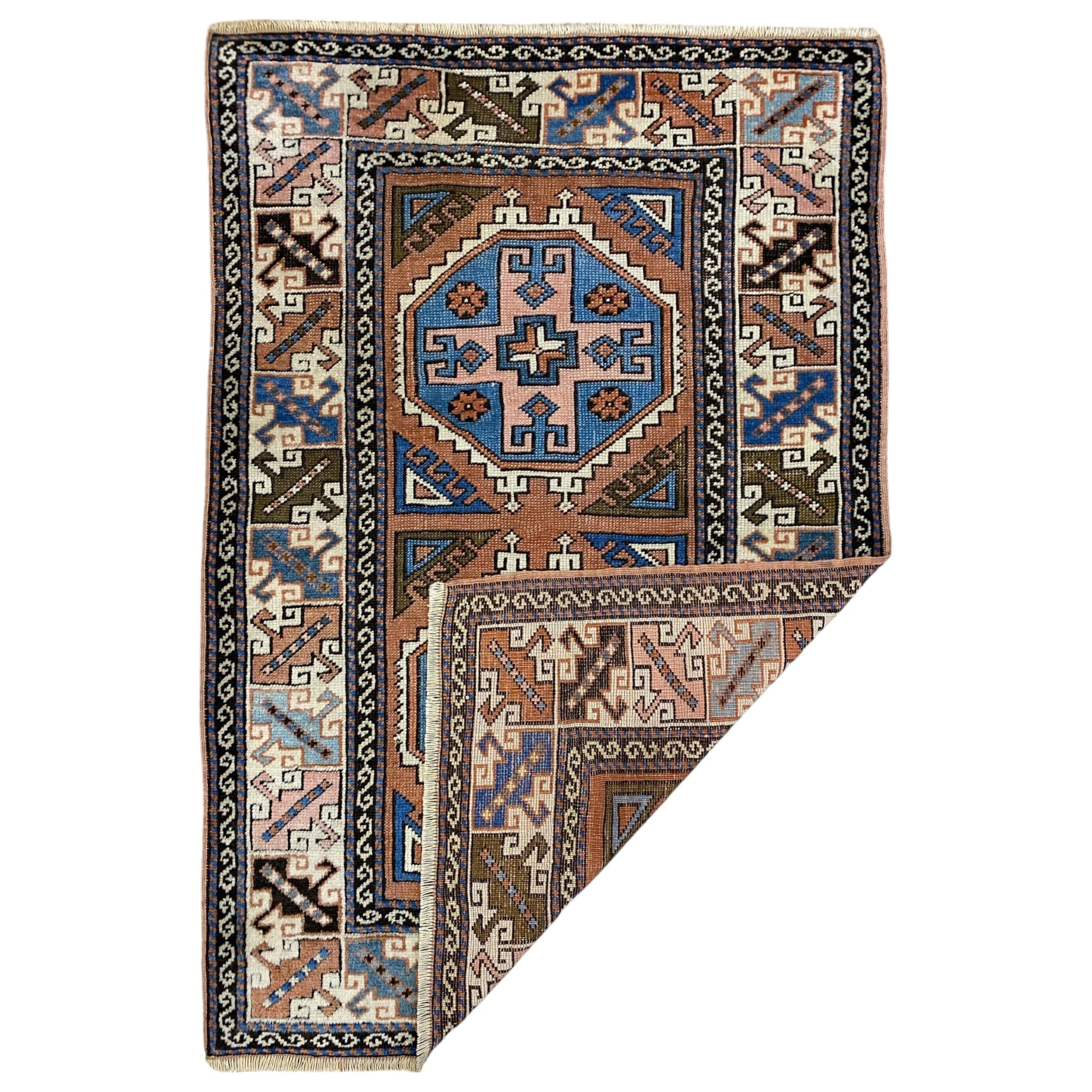 Vintage Turkish Ayvacik Kozak / Canakkale Rug - Kilim Art Gallery