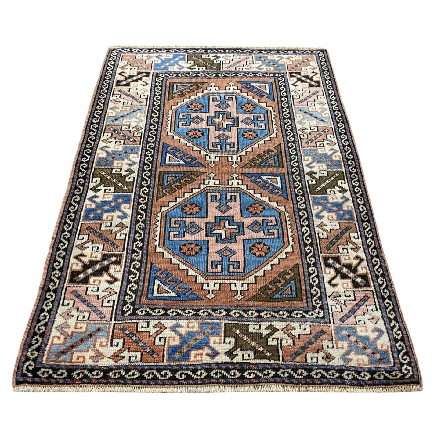 Vintage Turkish Ayvacik Kozak / Canakkale Rug - Kilim Art Gallery