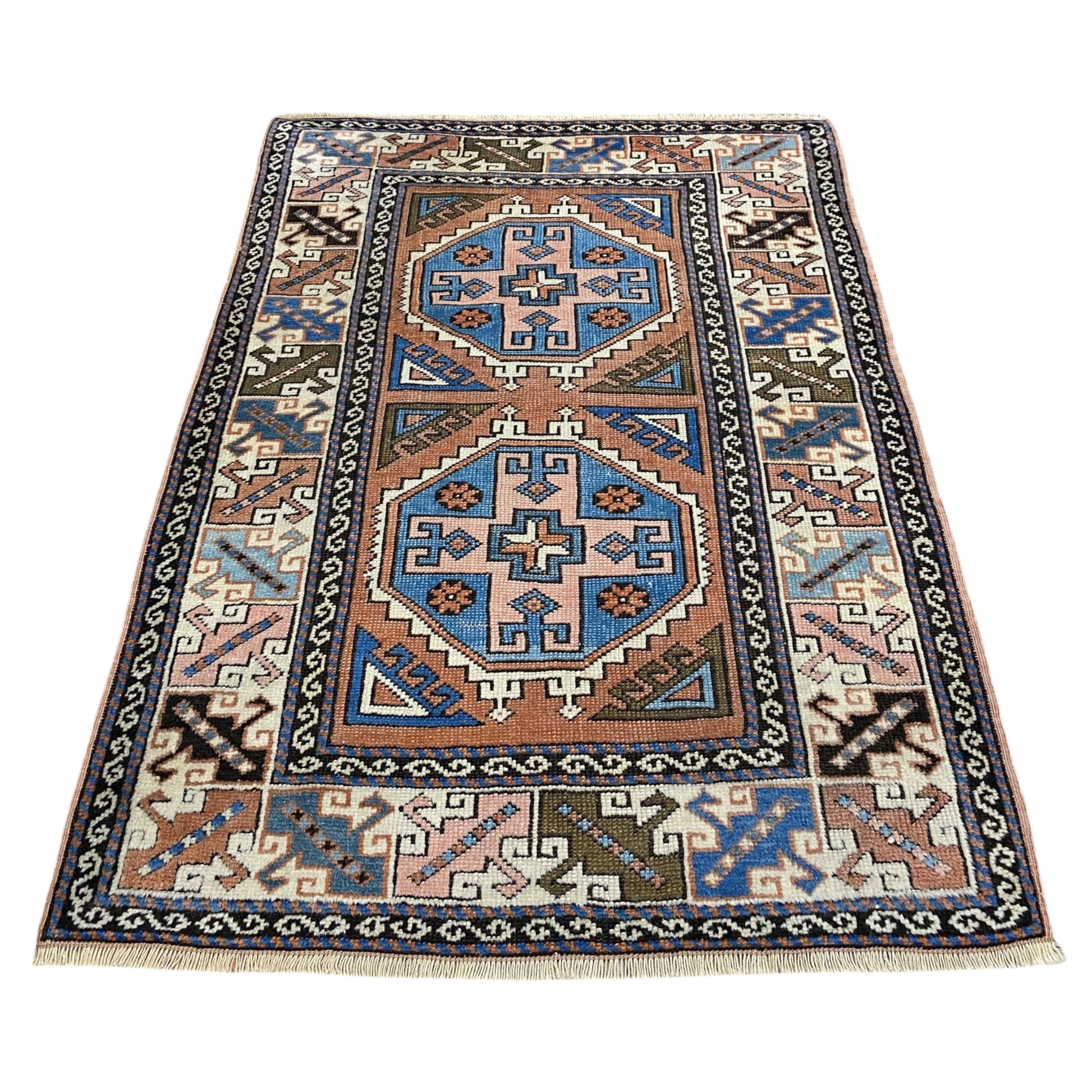 Vintage Turkish Ayvacik Kozak / Canakkale Rug - Kilim Art Gallery