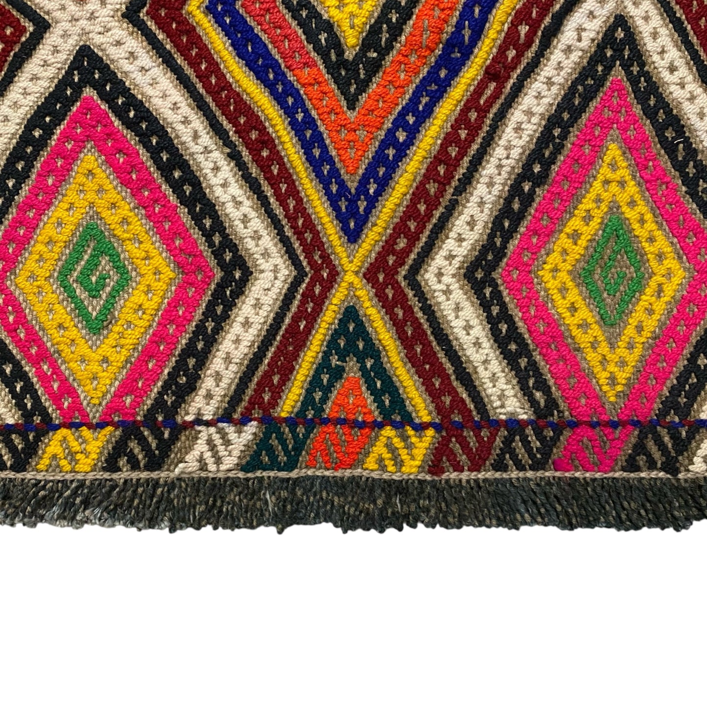 Vintage Turkish Cicim Yastik Kilim - Kilim Art Gallery