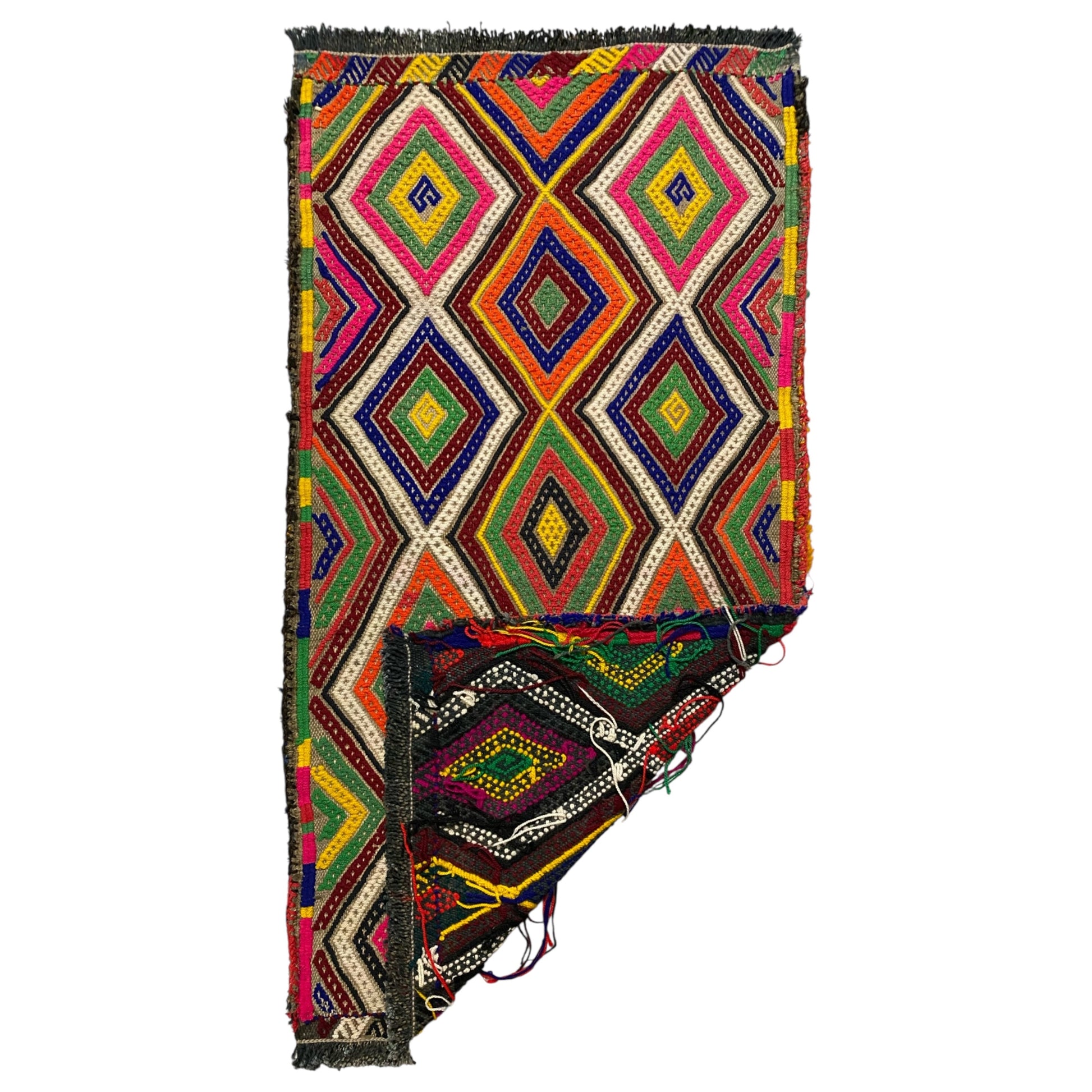 Vintage Turkish Cicim Yastik Kilim - Kilim Art Gallery