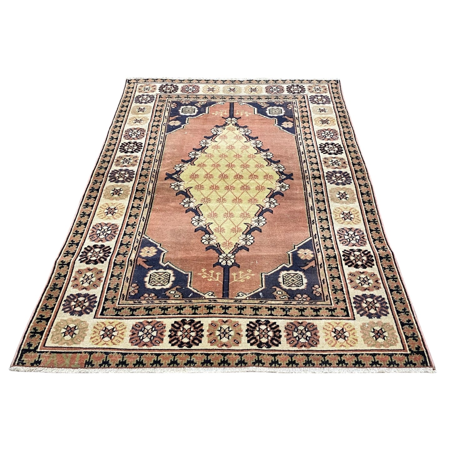 Vintage Turkish Dazkiri Oushak Rug - Kilim Art Gallery