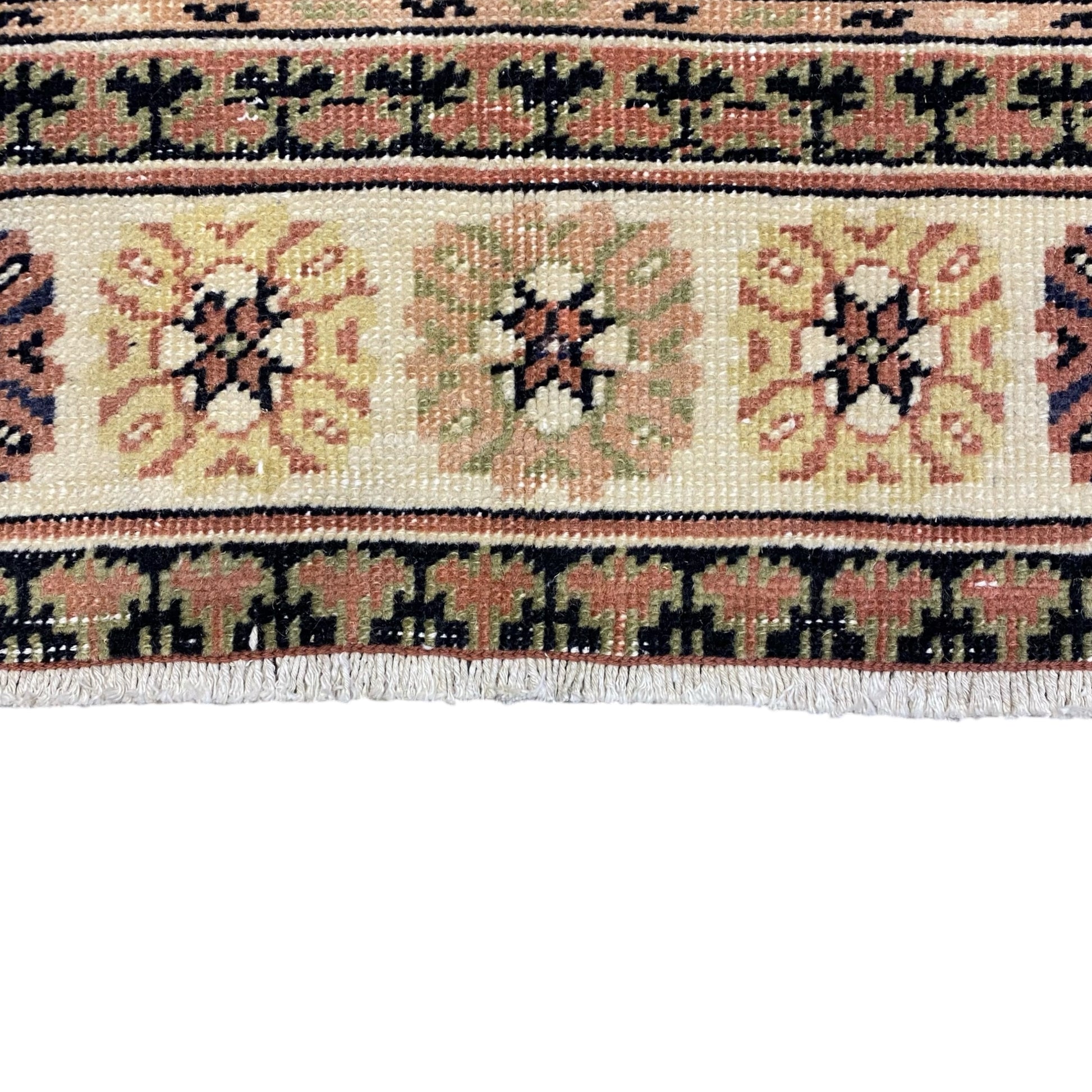 Vintage Turkish Dazkiri Oushak Rug