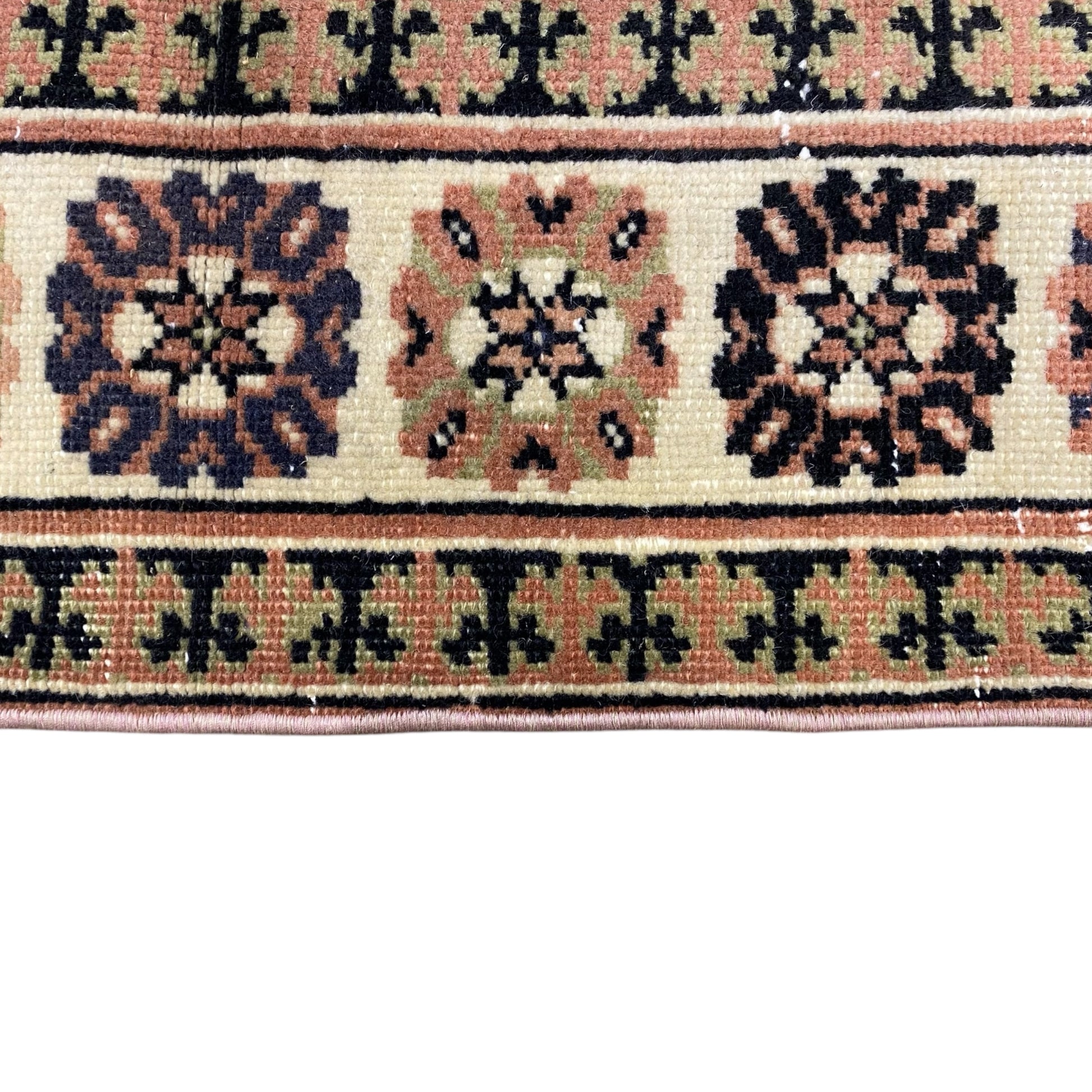 Vintage Turkish Dazkiri Oushak Rug