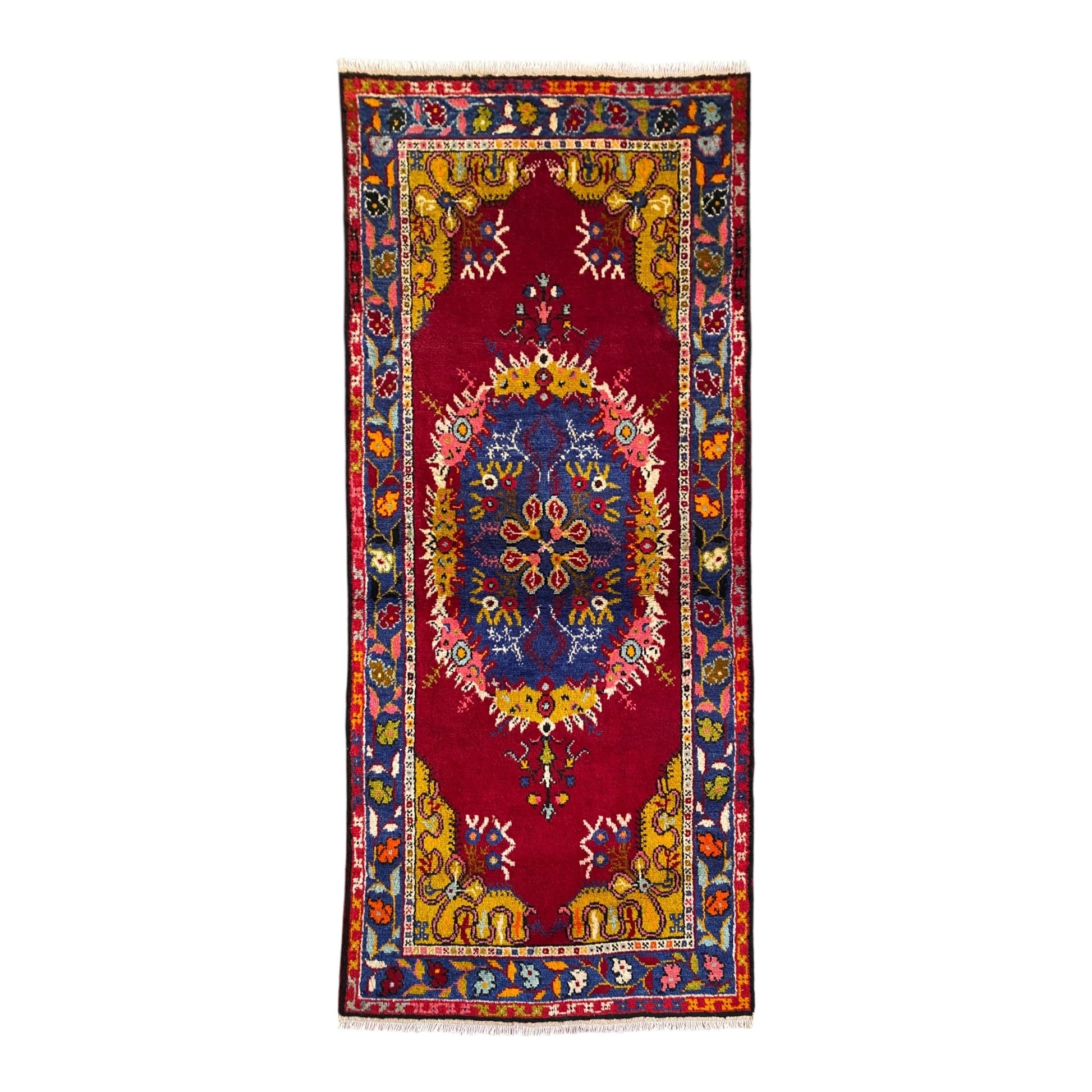 Vintage Turkish Güney / Kayaköy Carpet Rug - Kilim Art Gallery