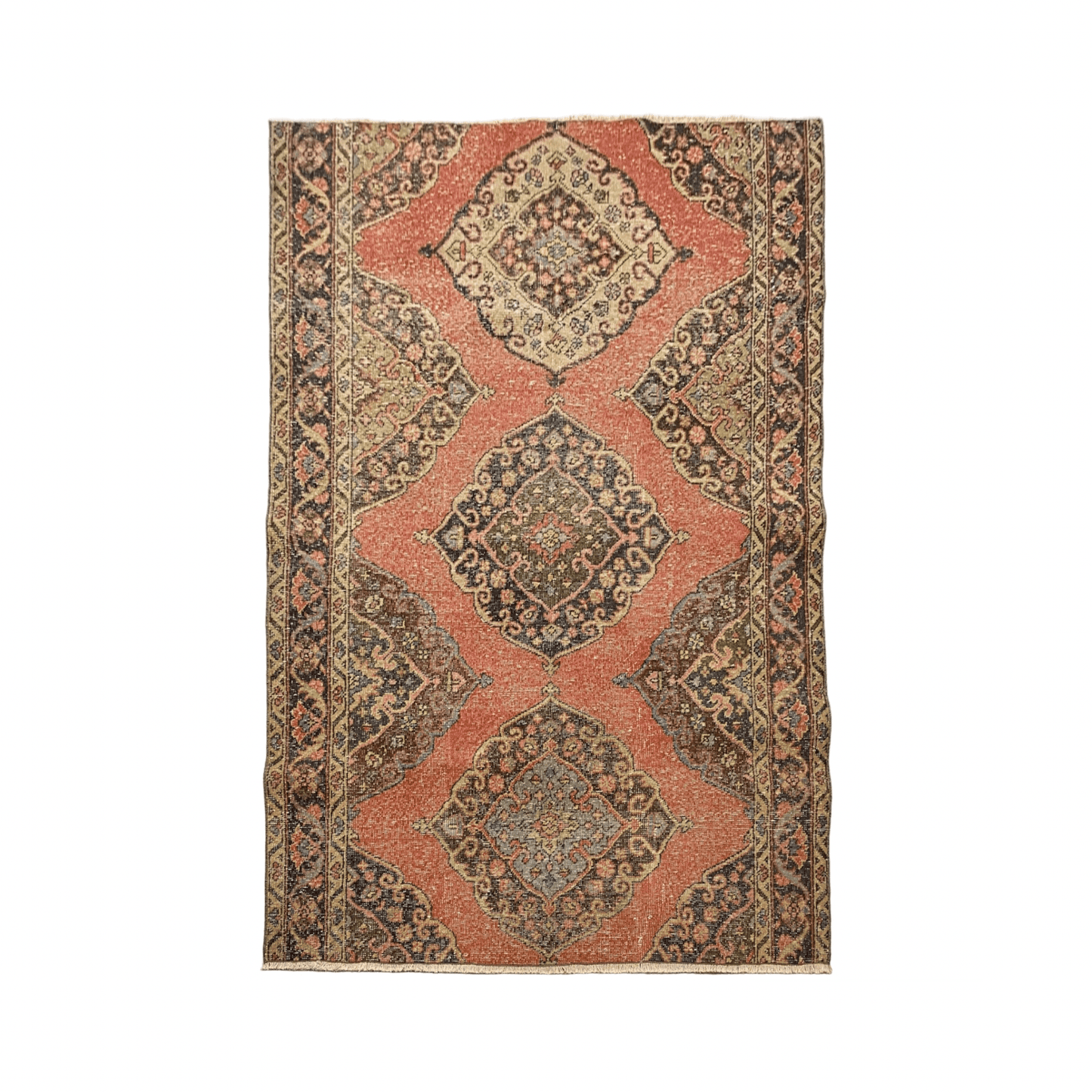 Vintage Turkish Oushak Carpet - Kilim Art Gallery