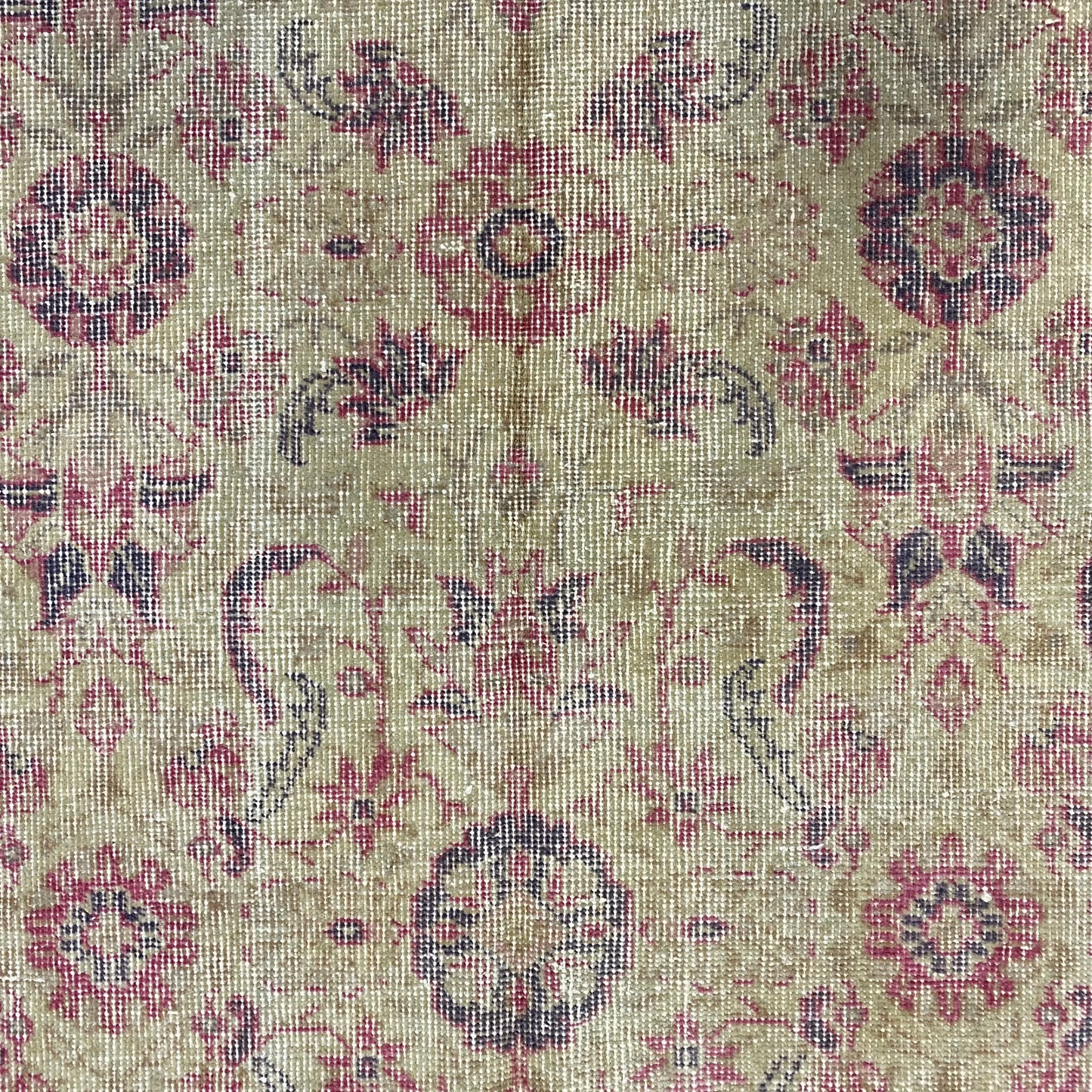 Vintage Turkish Oushak Rug