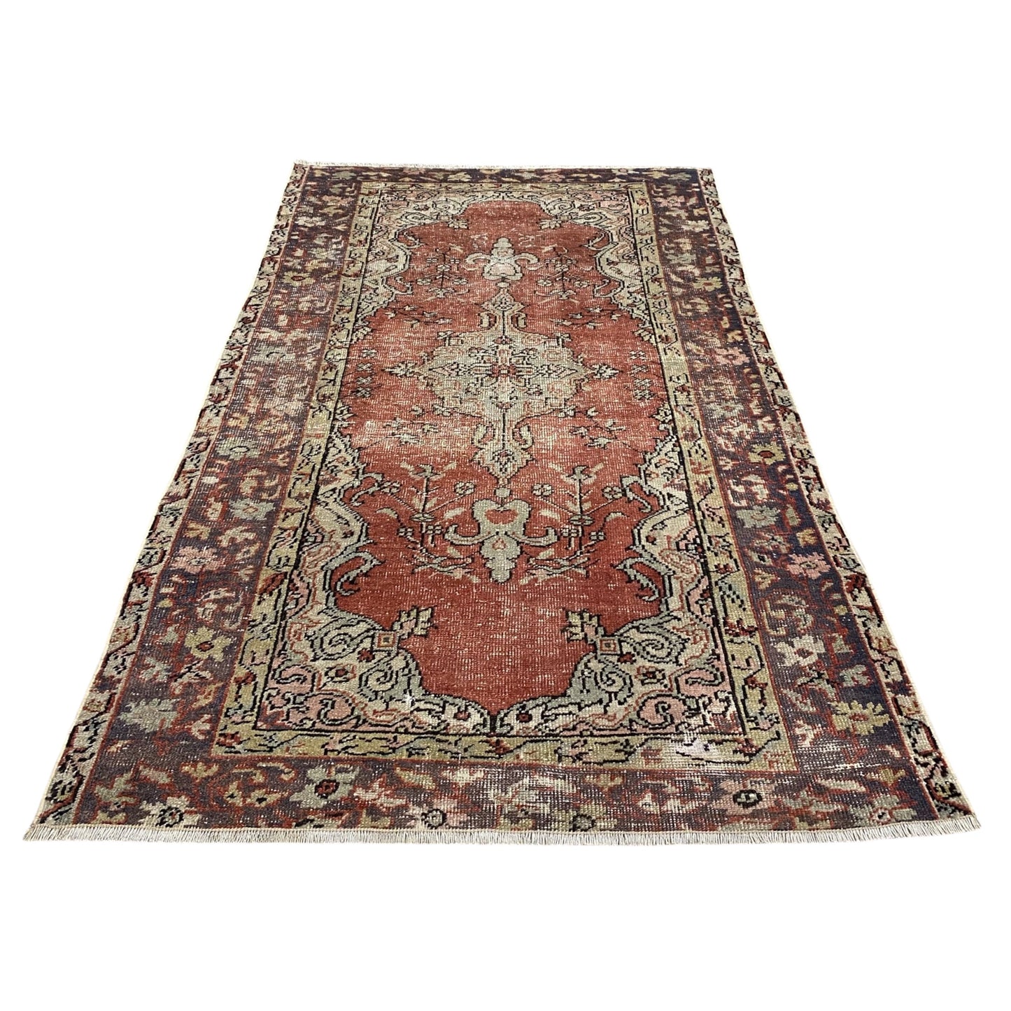 Vintage Turkish Oushak Rug - Kilim Art Gallery