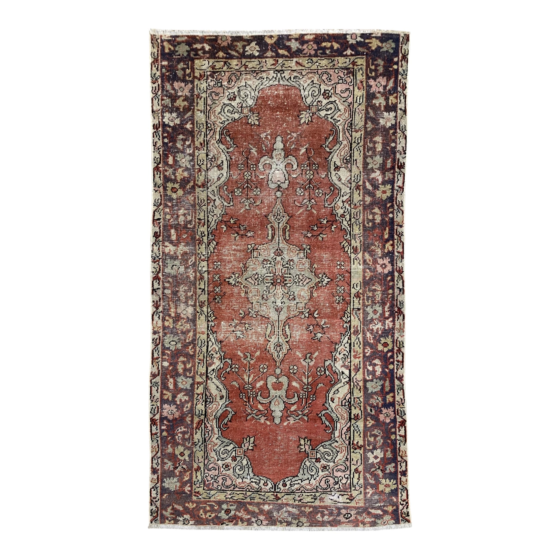 Vintage Turkish Oushak Rug - Kilim Art Gallery